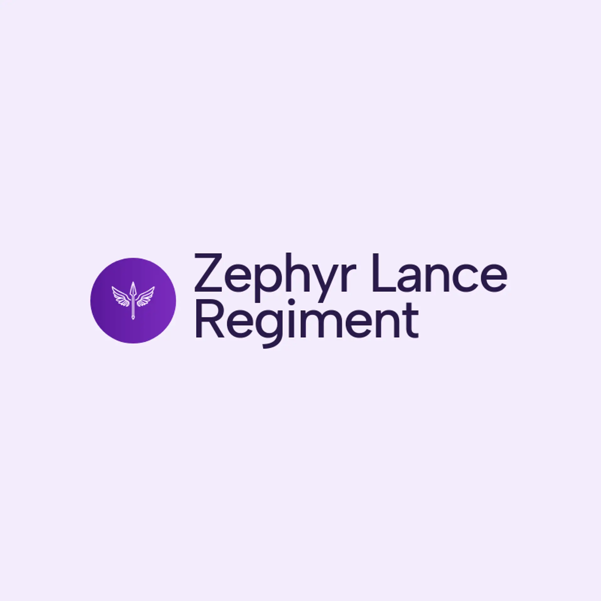 Zephyr Lance Regiment logo for warrior