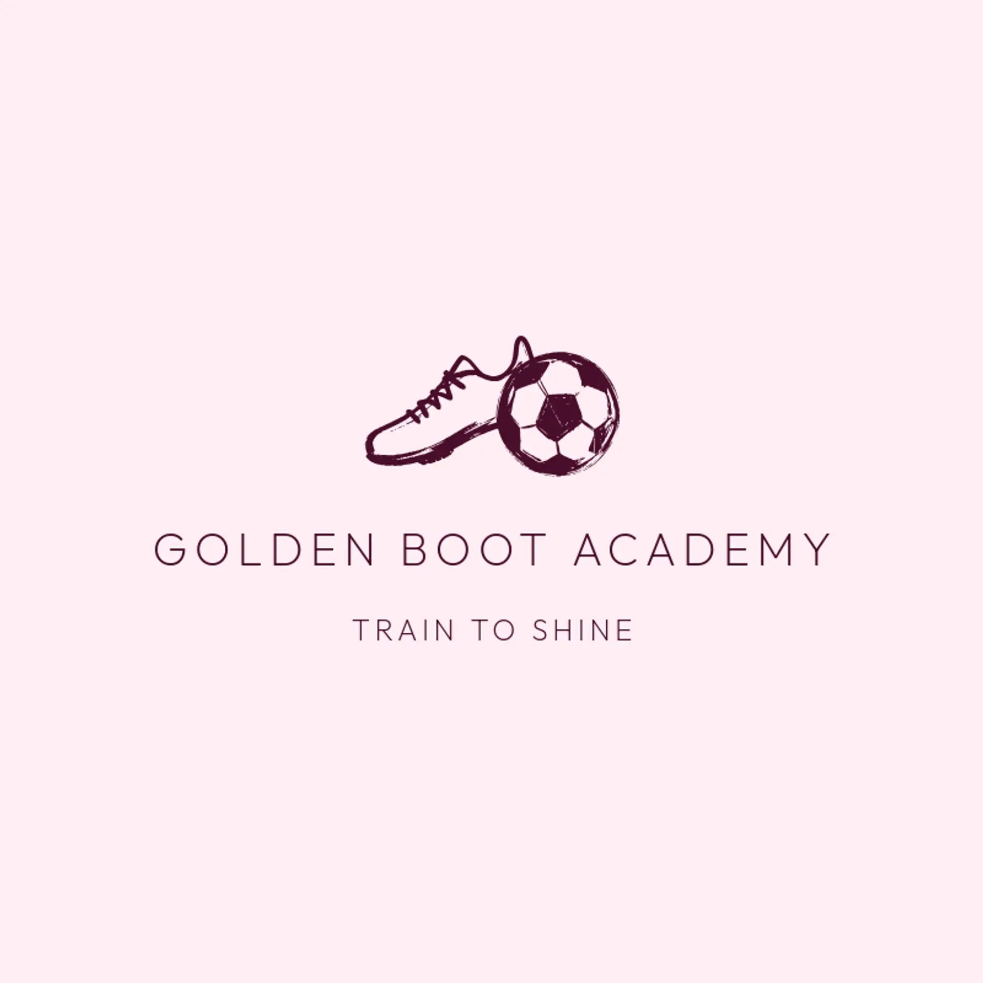 Golden Boot Academy logo for football team