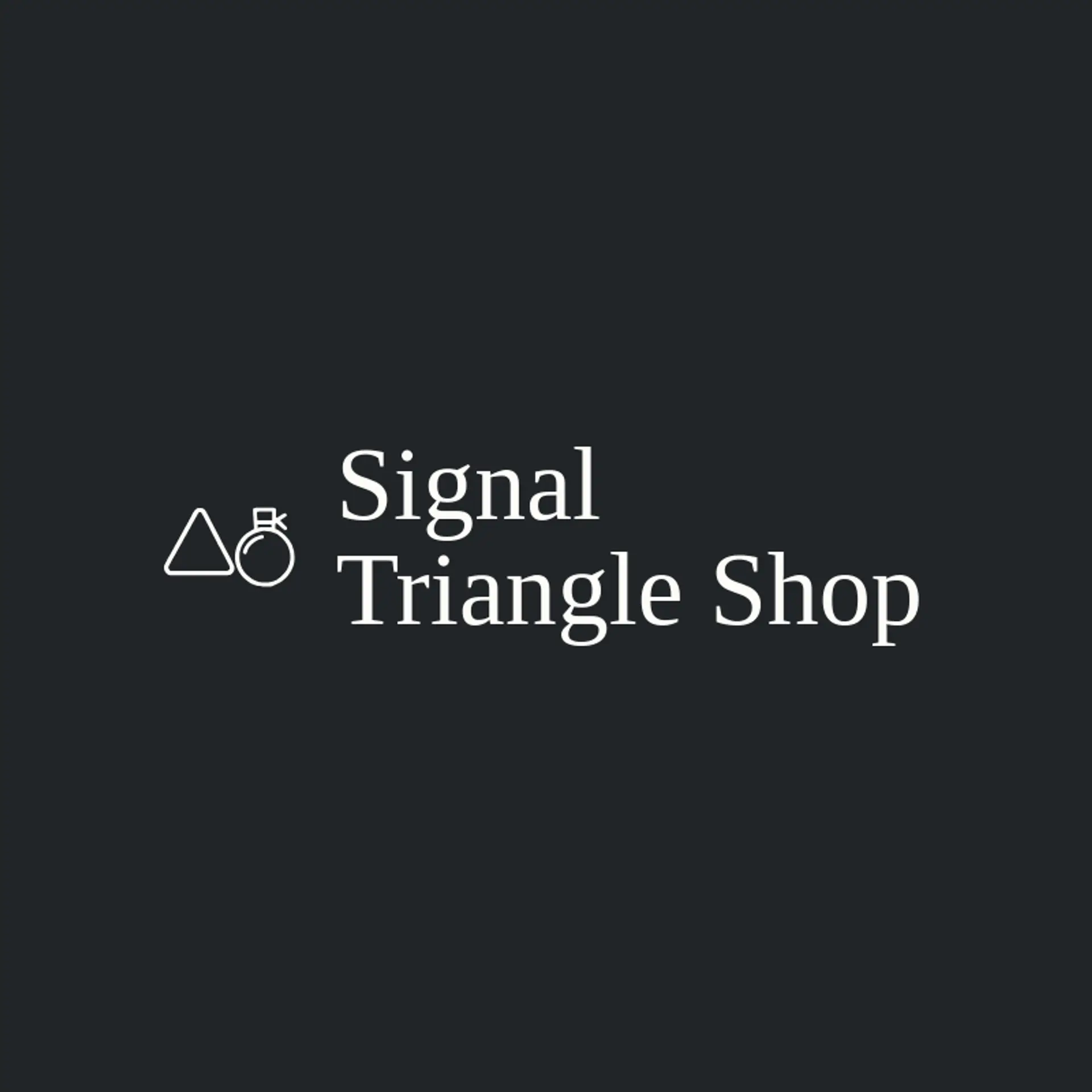 Signal Triangle Shop logo for bomb
