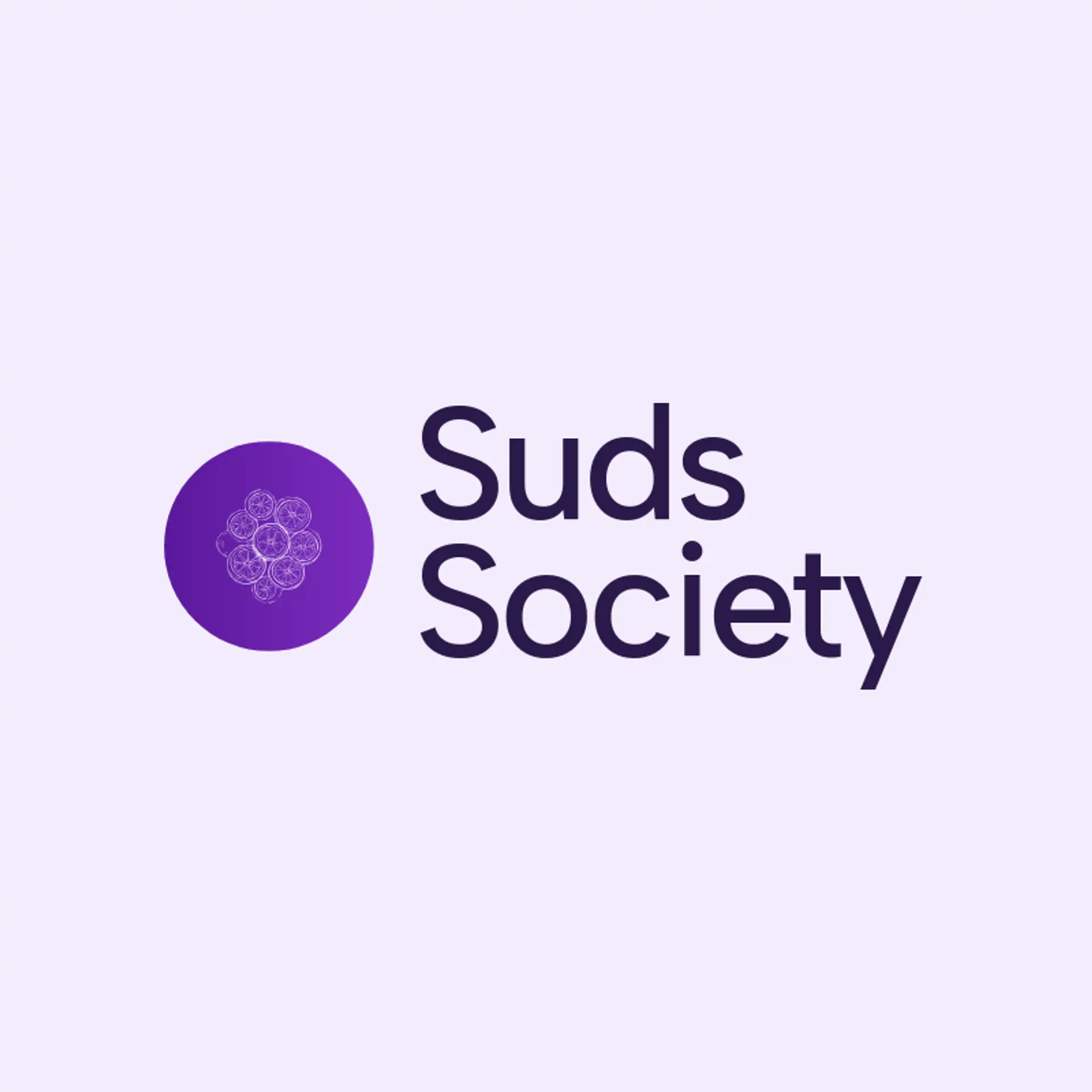 Suds Society logo for soap