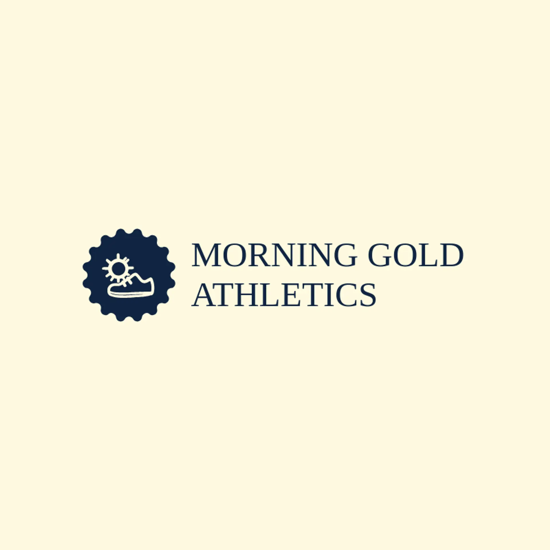 Morning Gold Athletics logo for sunshine