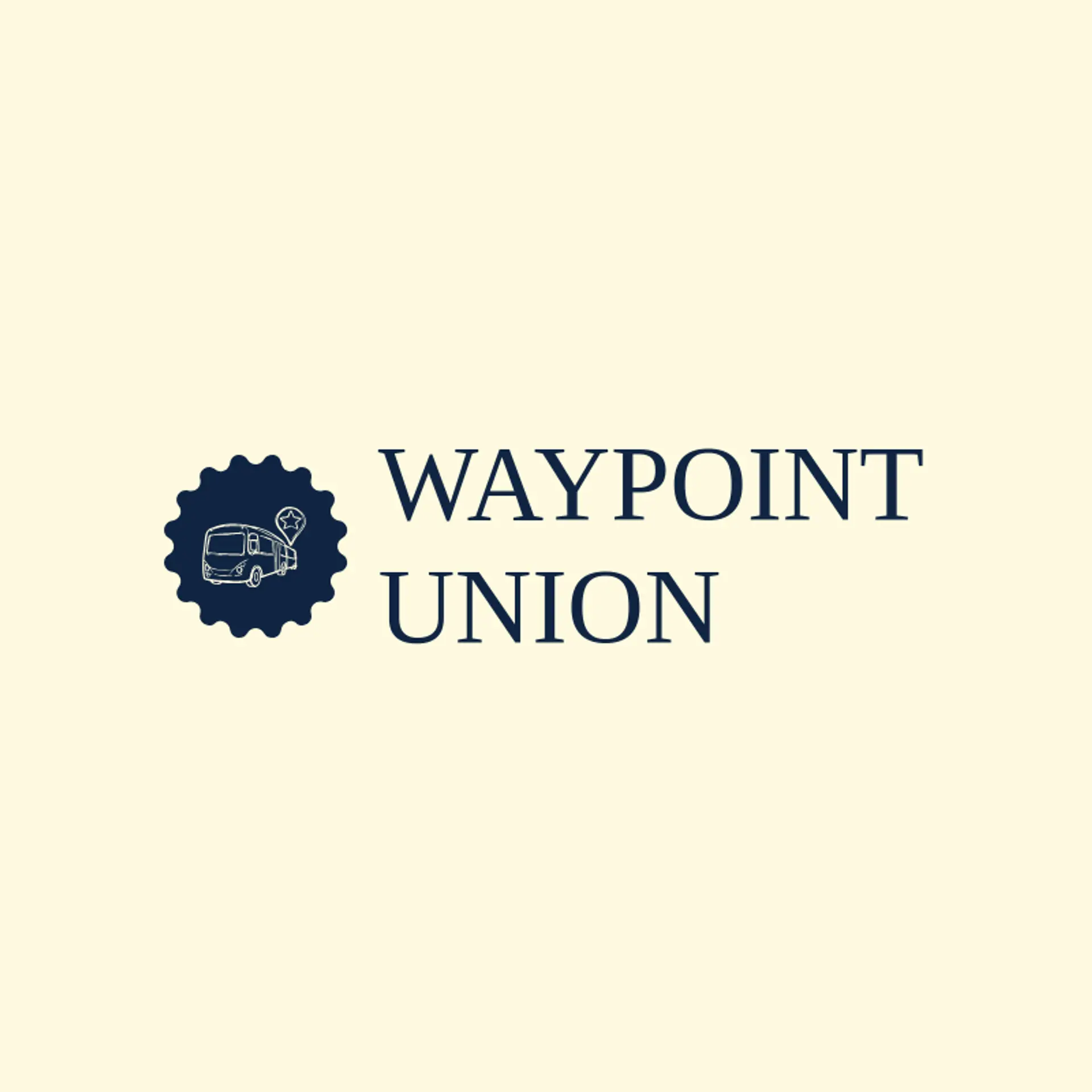 Waypoint Union logo for transportation