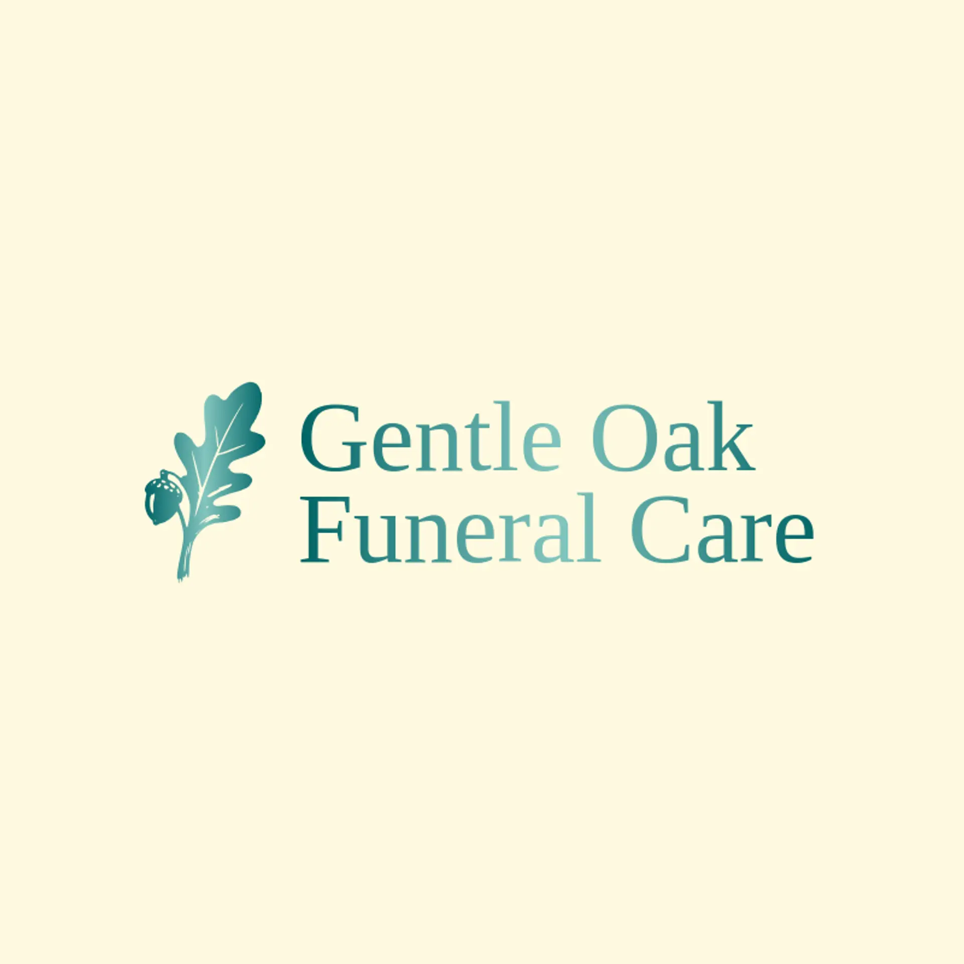 Gentle Oak Funeral Care logo for funeral home