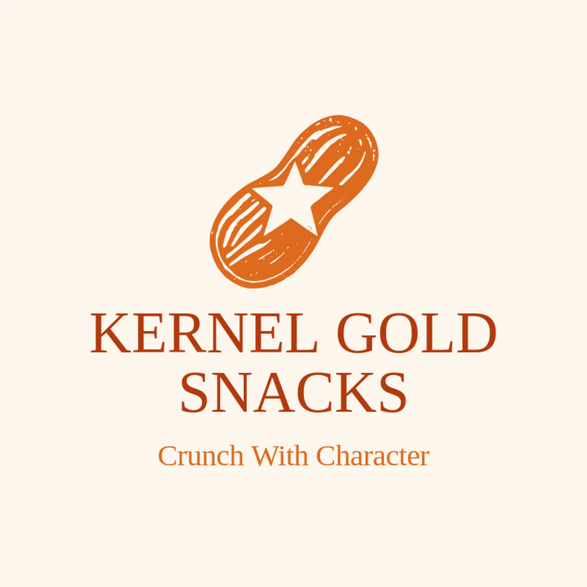 Kernel Gold Snacks logo for peanut