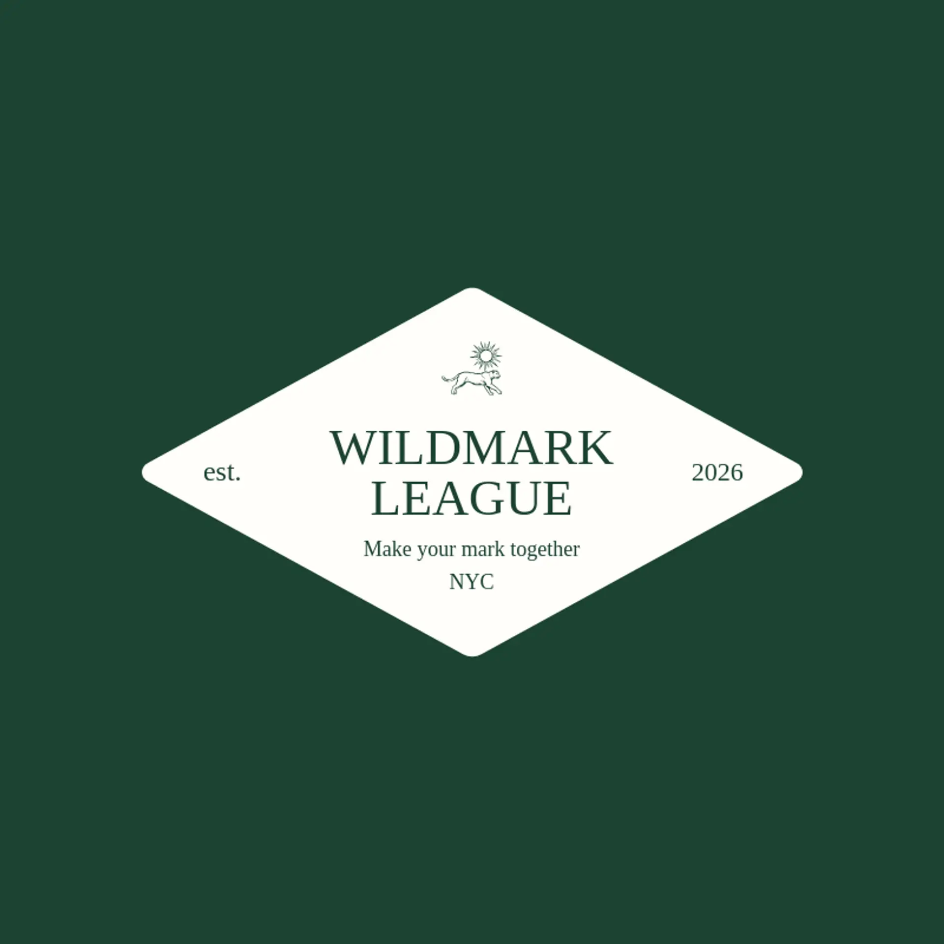 Wildmark League logo for leopard