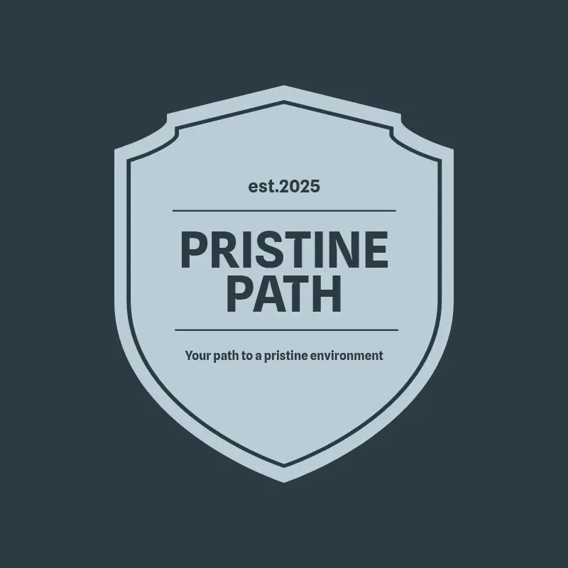 Pristine Path logo for cleaning