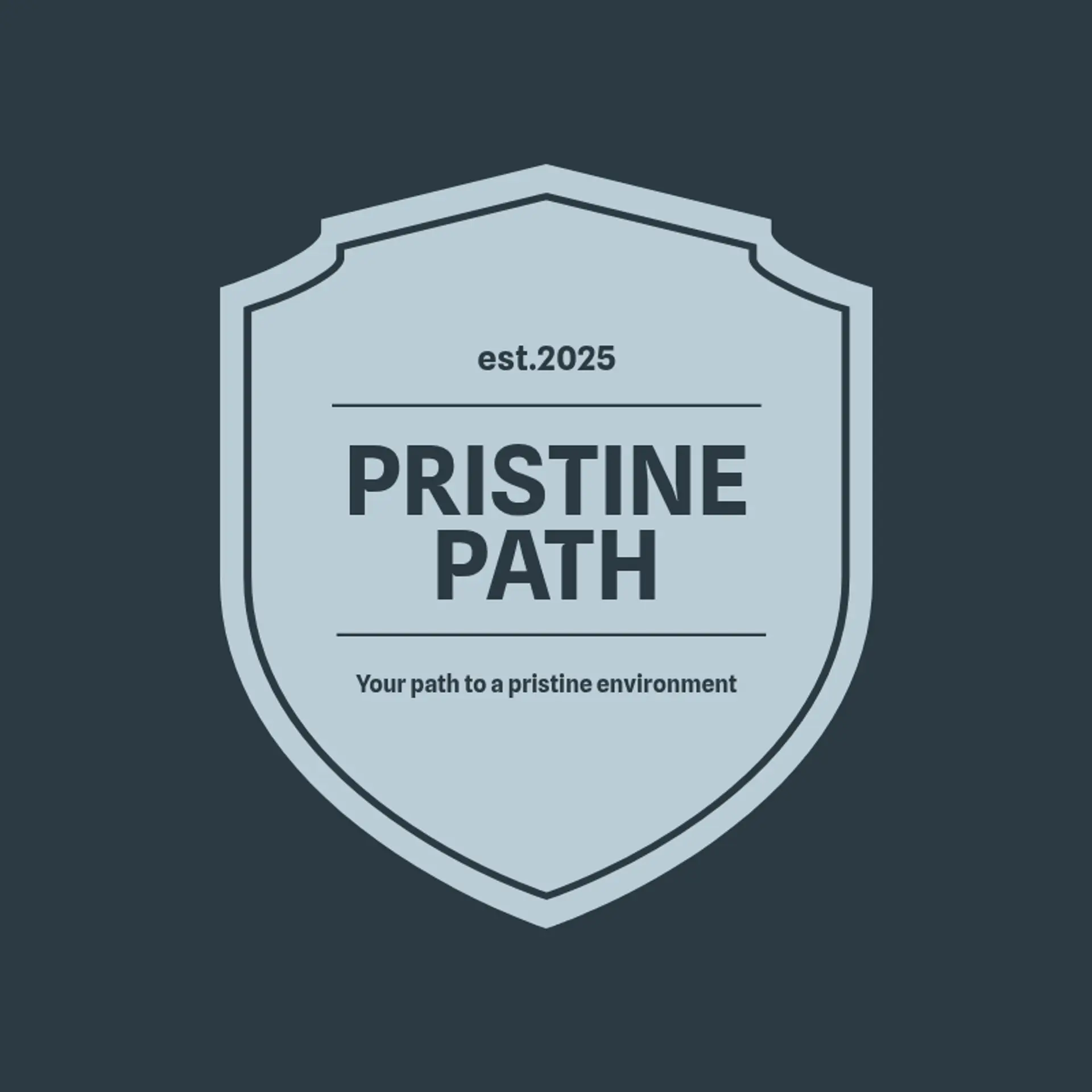 Pristine Path logo for cleaning