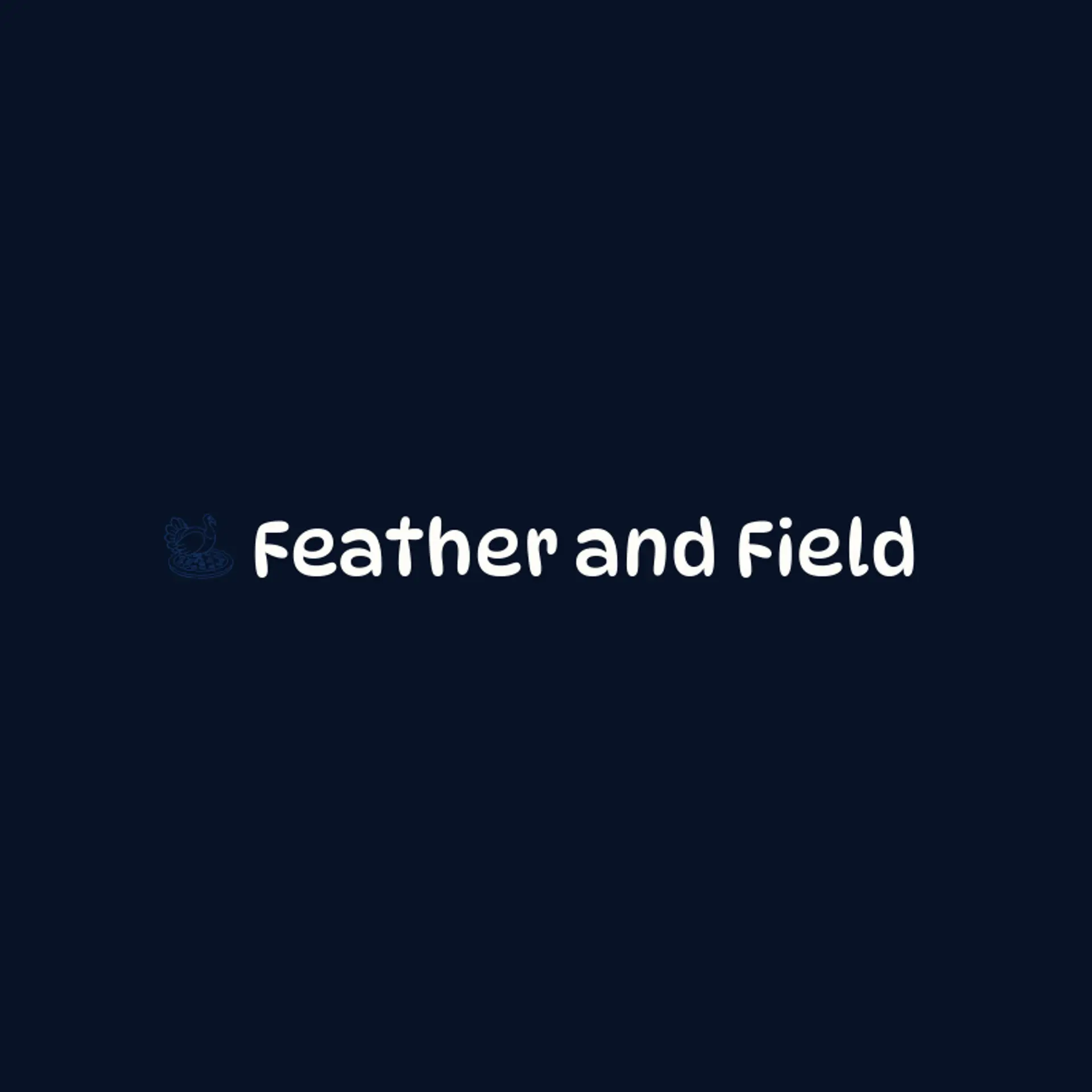 Feather and Field logo for turkey