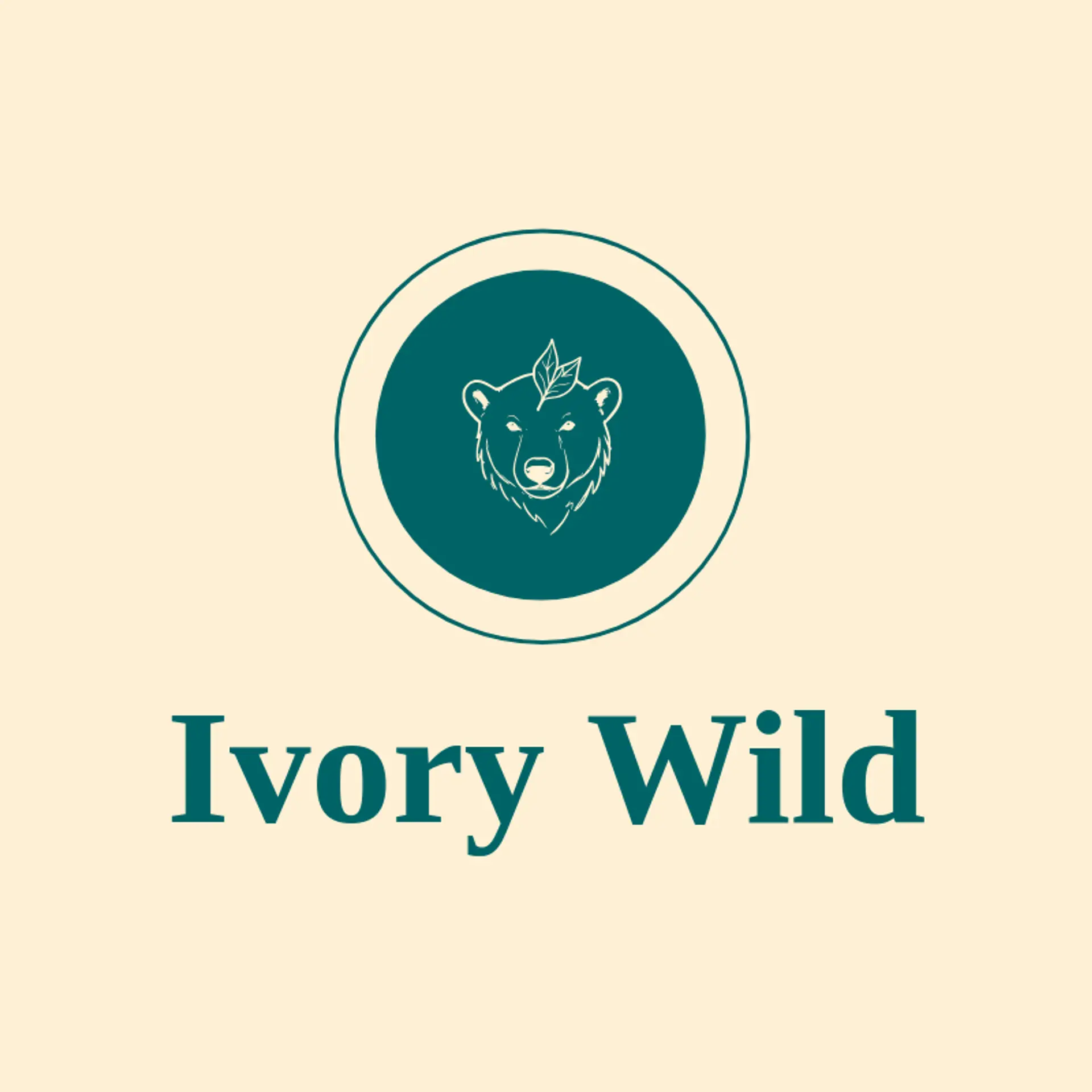 Ivory Wild logo for polar bear