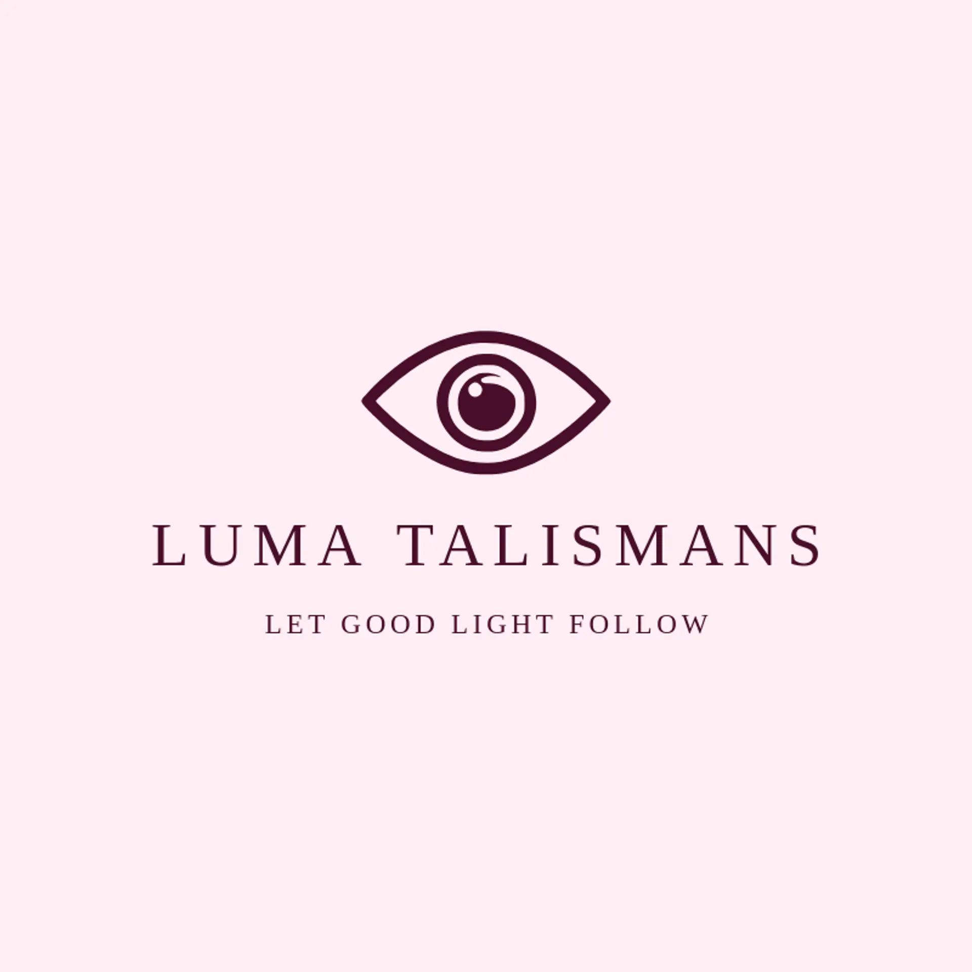 Luma Talismans logo for evil eye