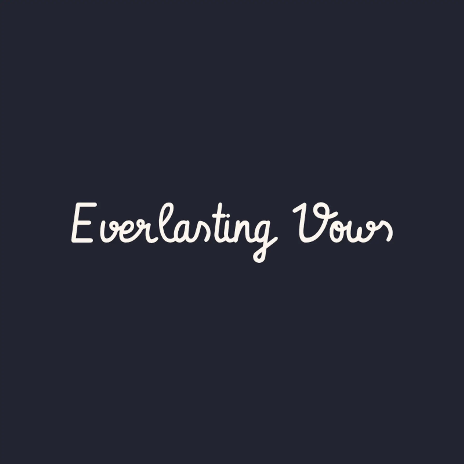 Everlasting Vows logo for wedding service