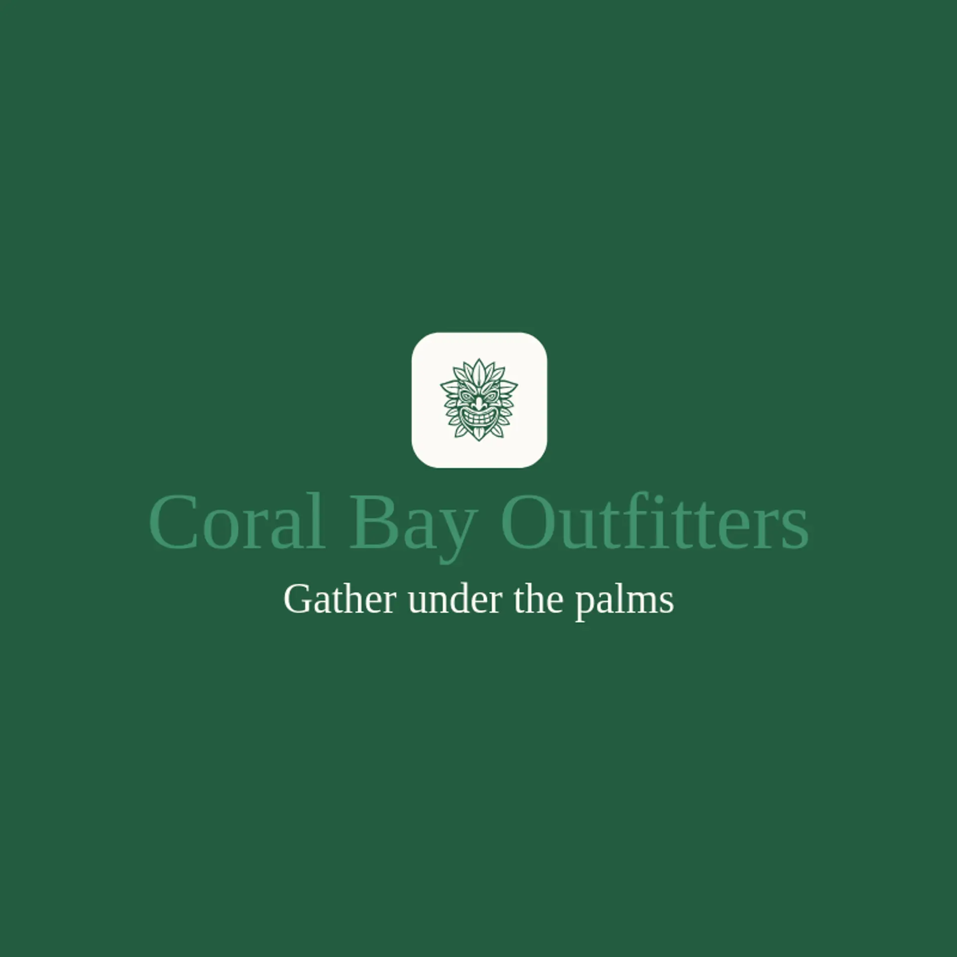 Coral Bay Outfitters logo for hawaiian