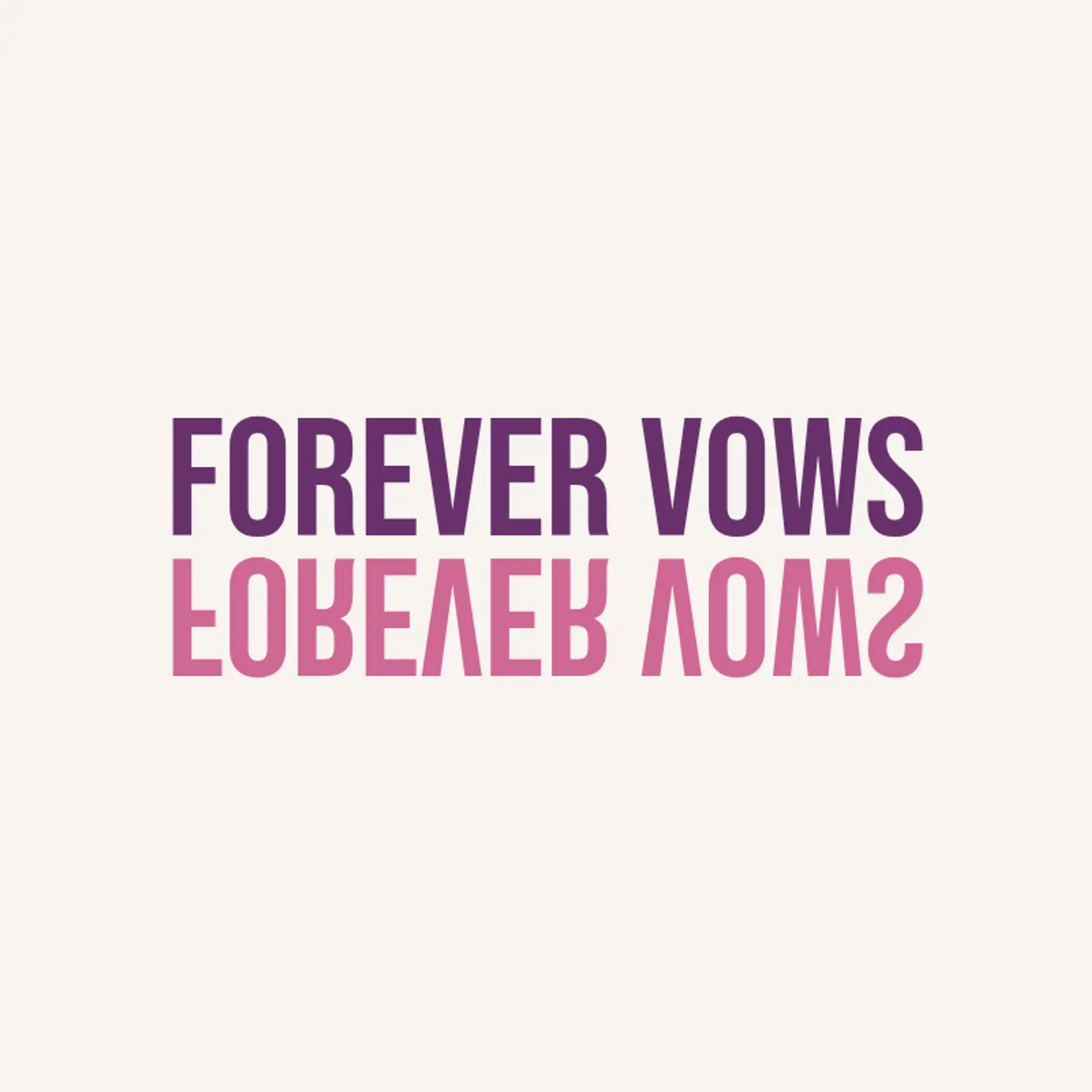 Forever Vows logo for wedding company