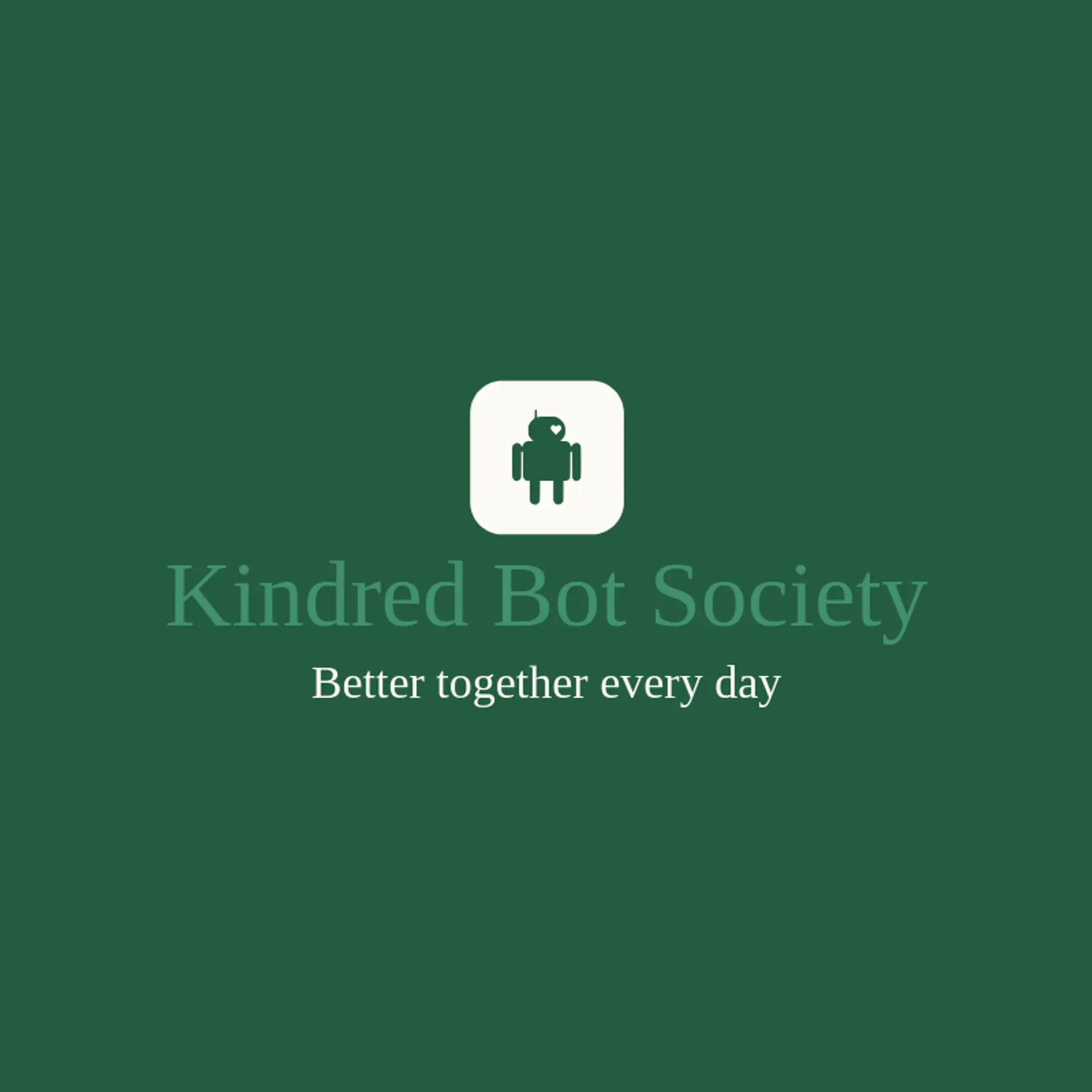 Kindred Bot Society logo for droid