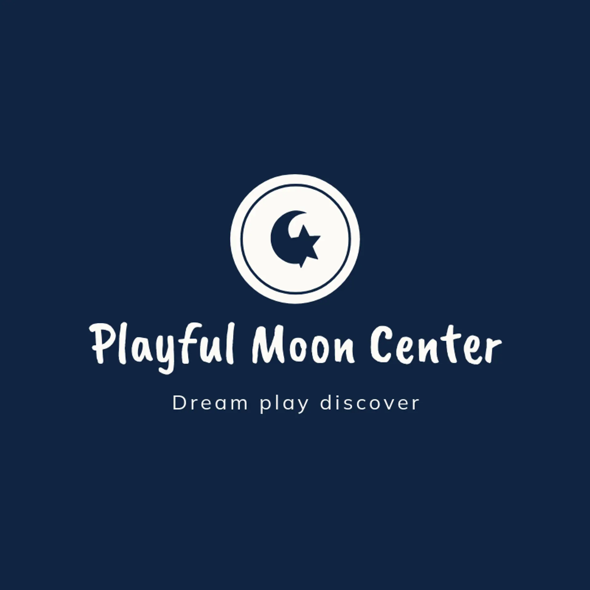 Playful Moon Center logo for daycare