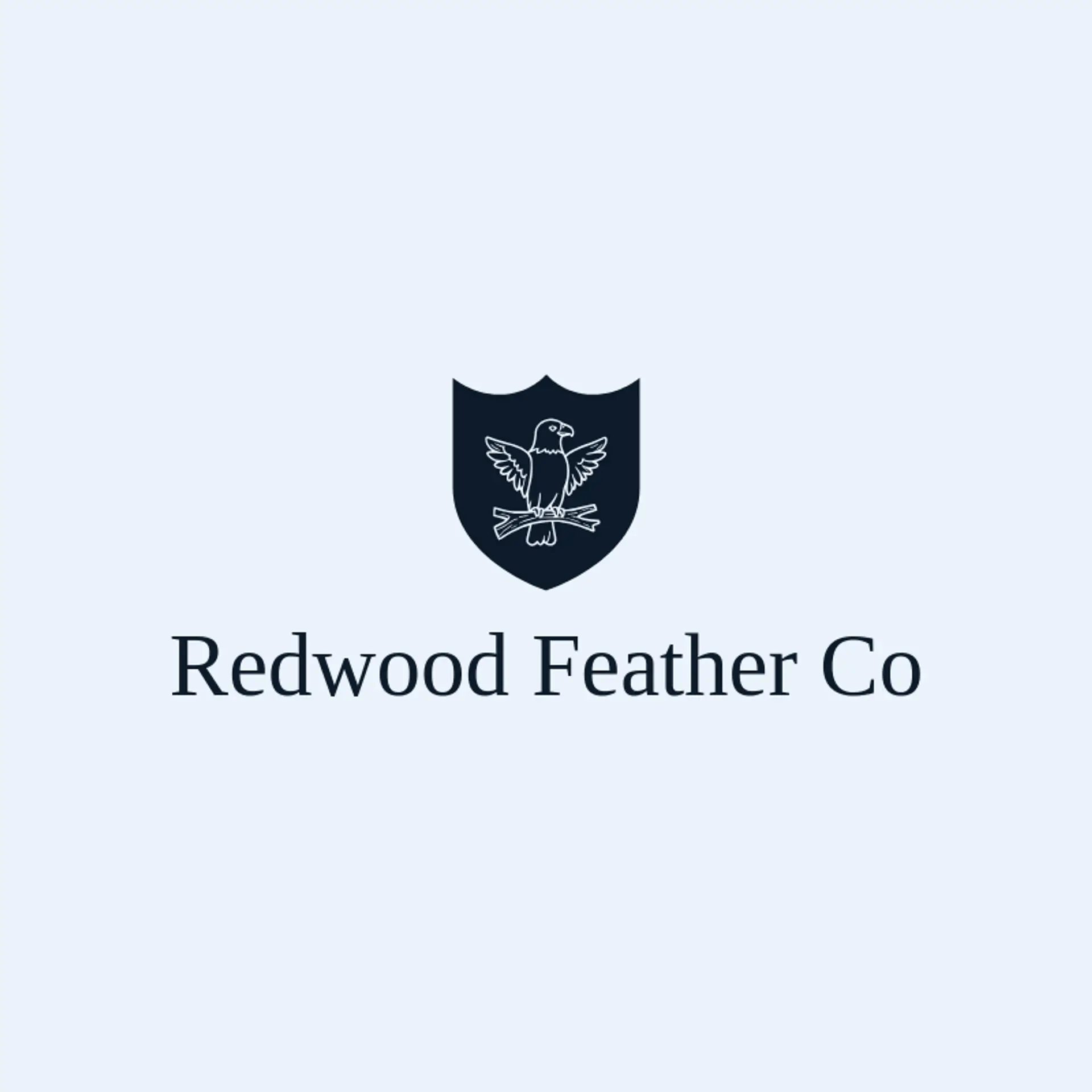 Redwood Feather Co logo for american eagle
