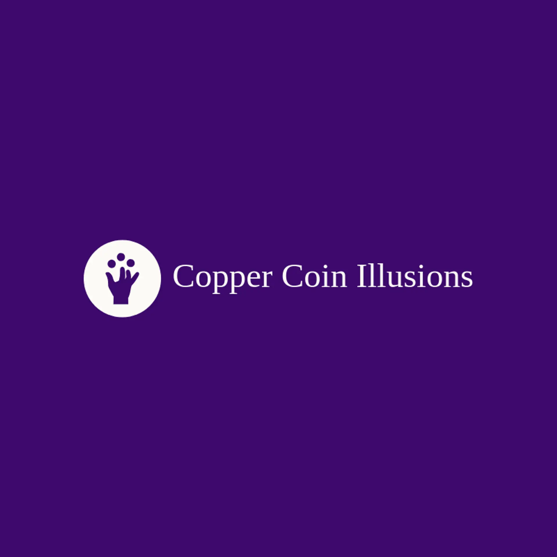 Copper Coin Illusions logo for magician
