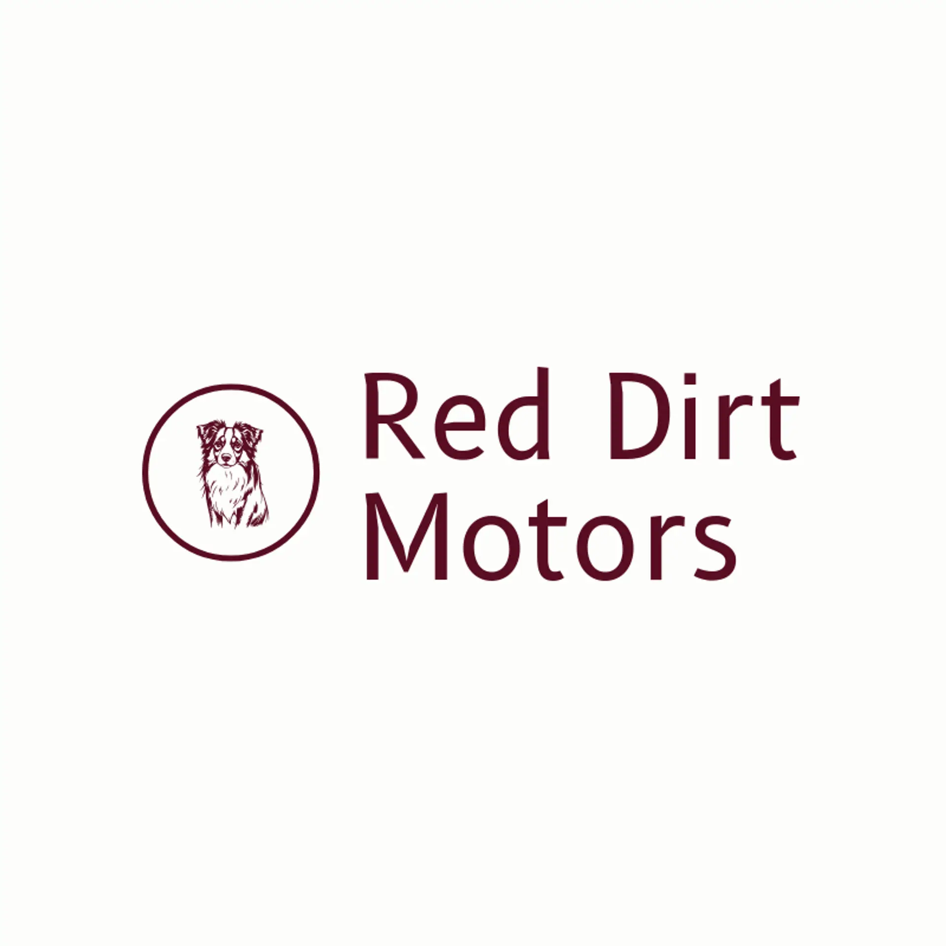 Red Dirt Motors logo for aussie