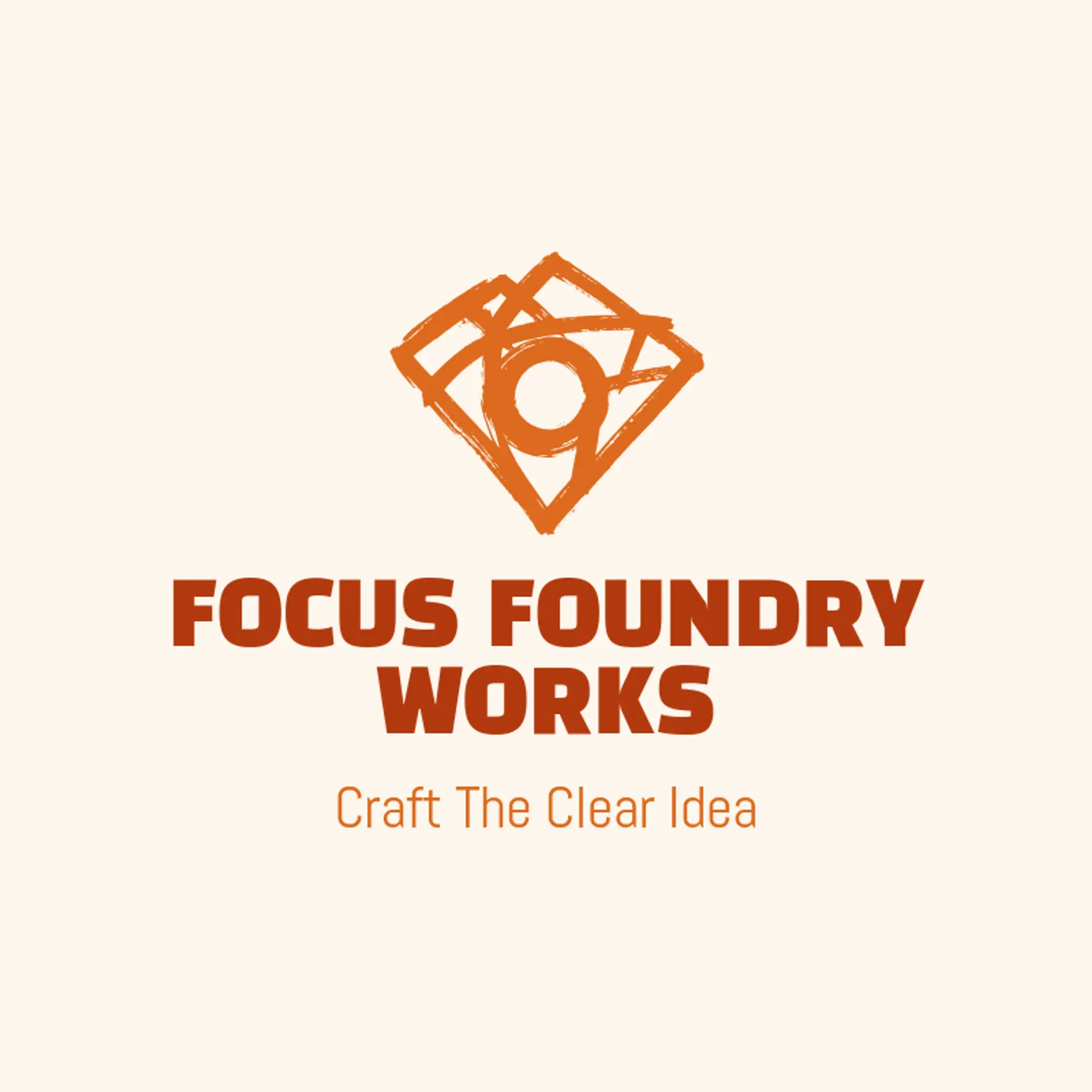 Focus Foundry Works logo for studio