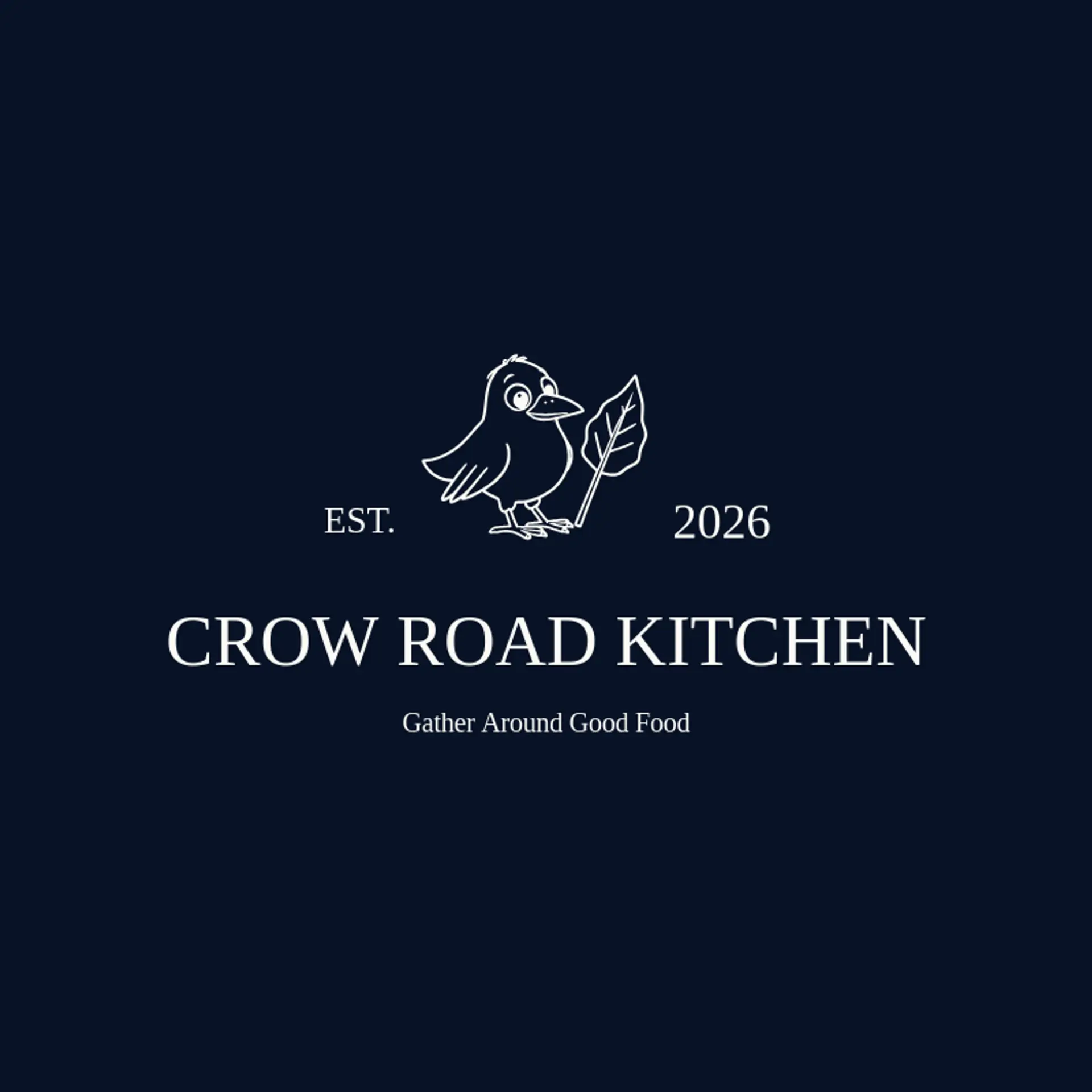 Crow Road Kitchen logo for crow