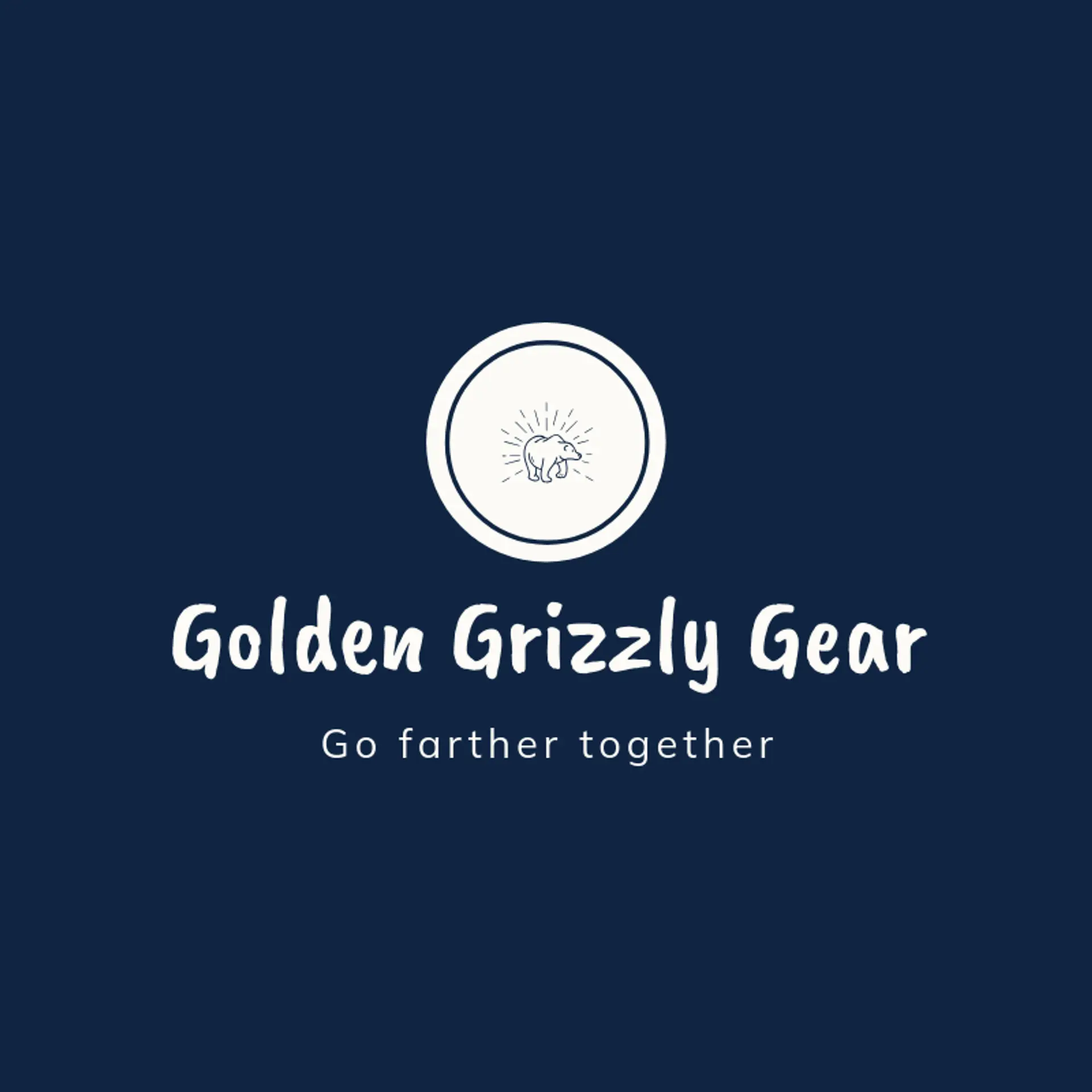 Golden Grizzly Gear logo for grizzly