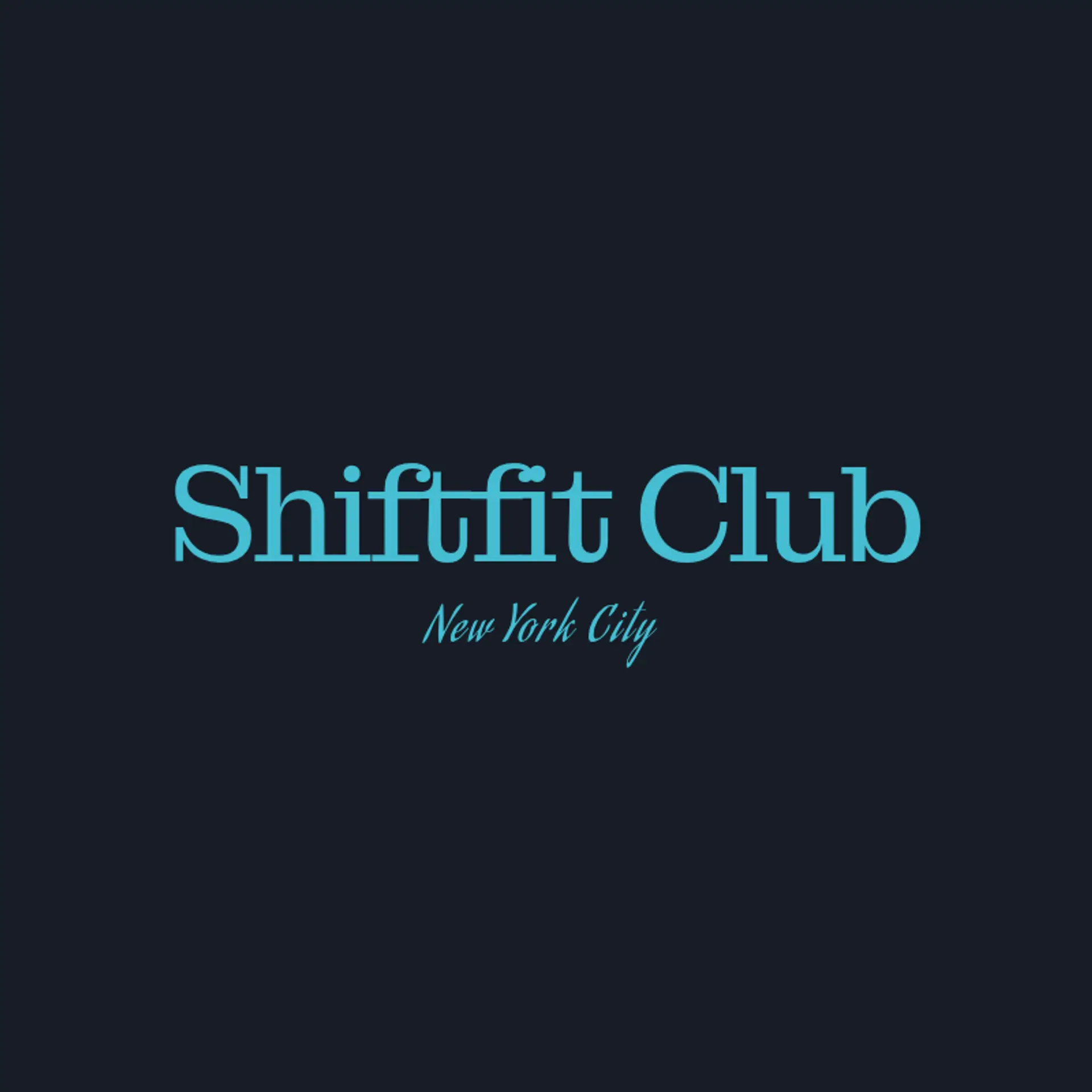 ShiftFit Club logo for fitness club
