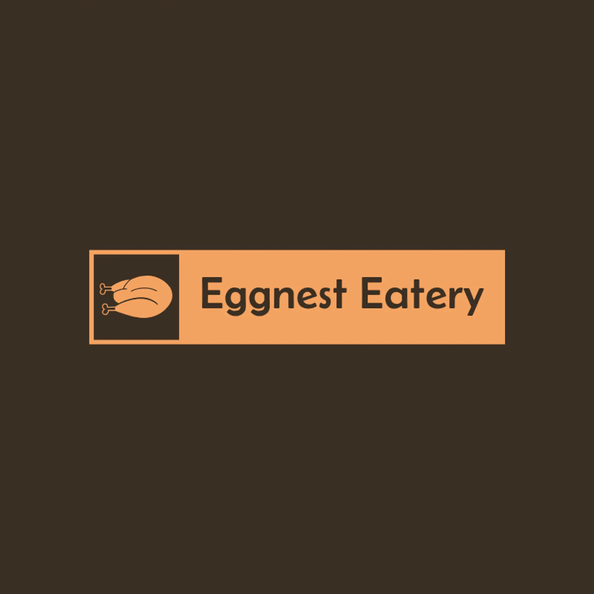 Eggnest Eatery logo for chicken restaurant