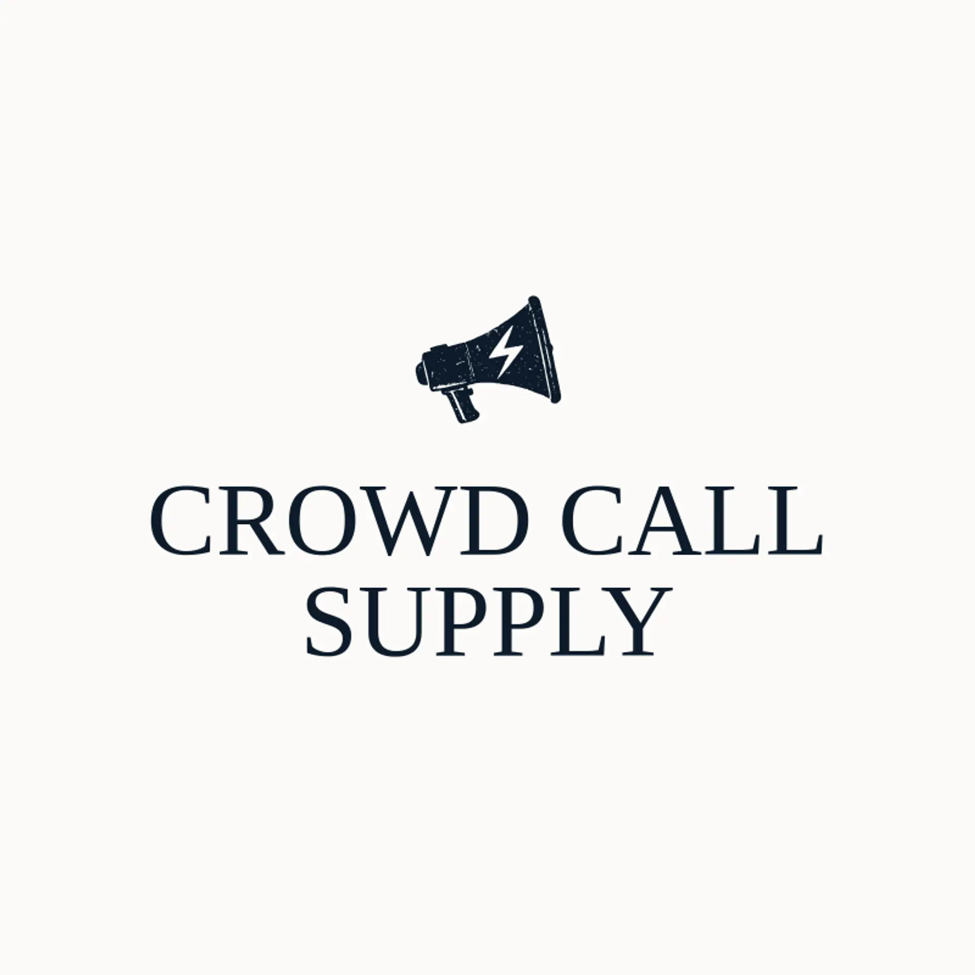 Crowd Call Supply logo for megaphone