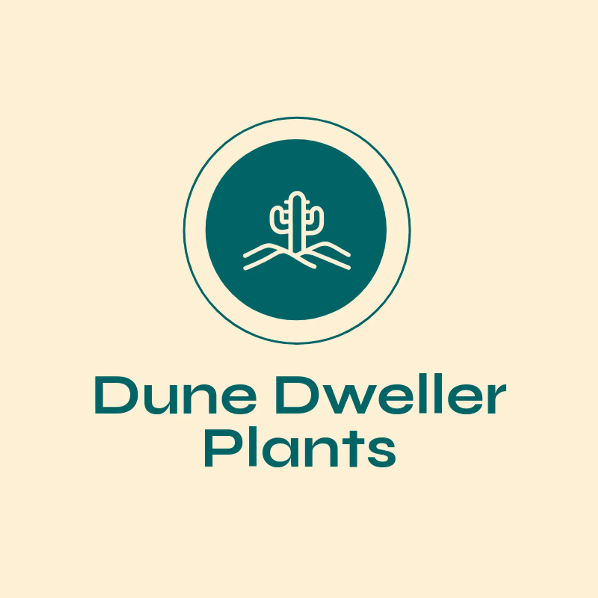 Dune Dweller Plants logo for cactus