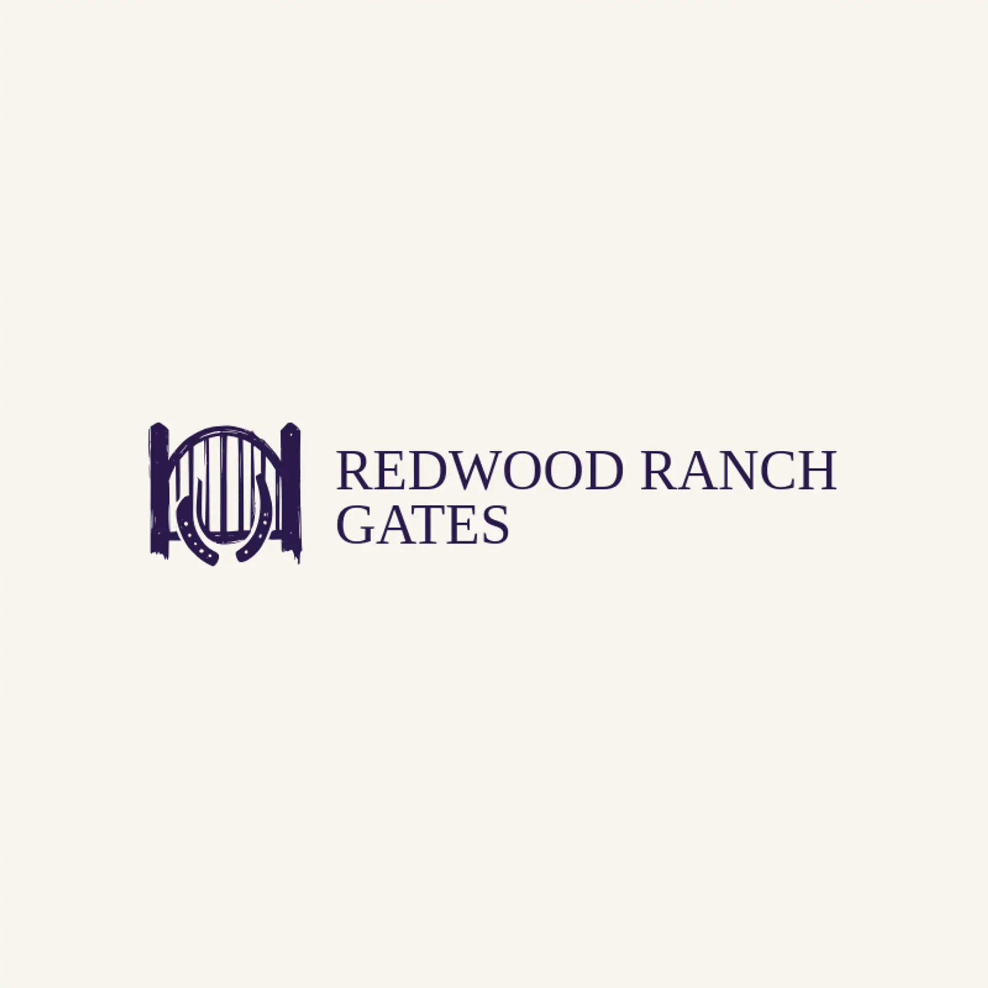Redwood Ranch Gates logo for gate