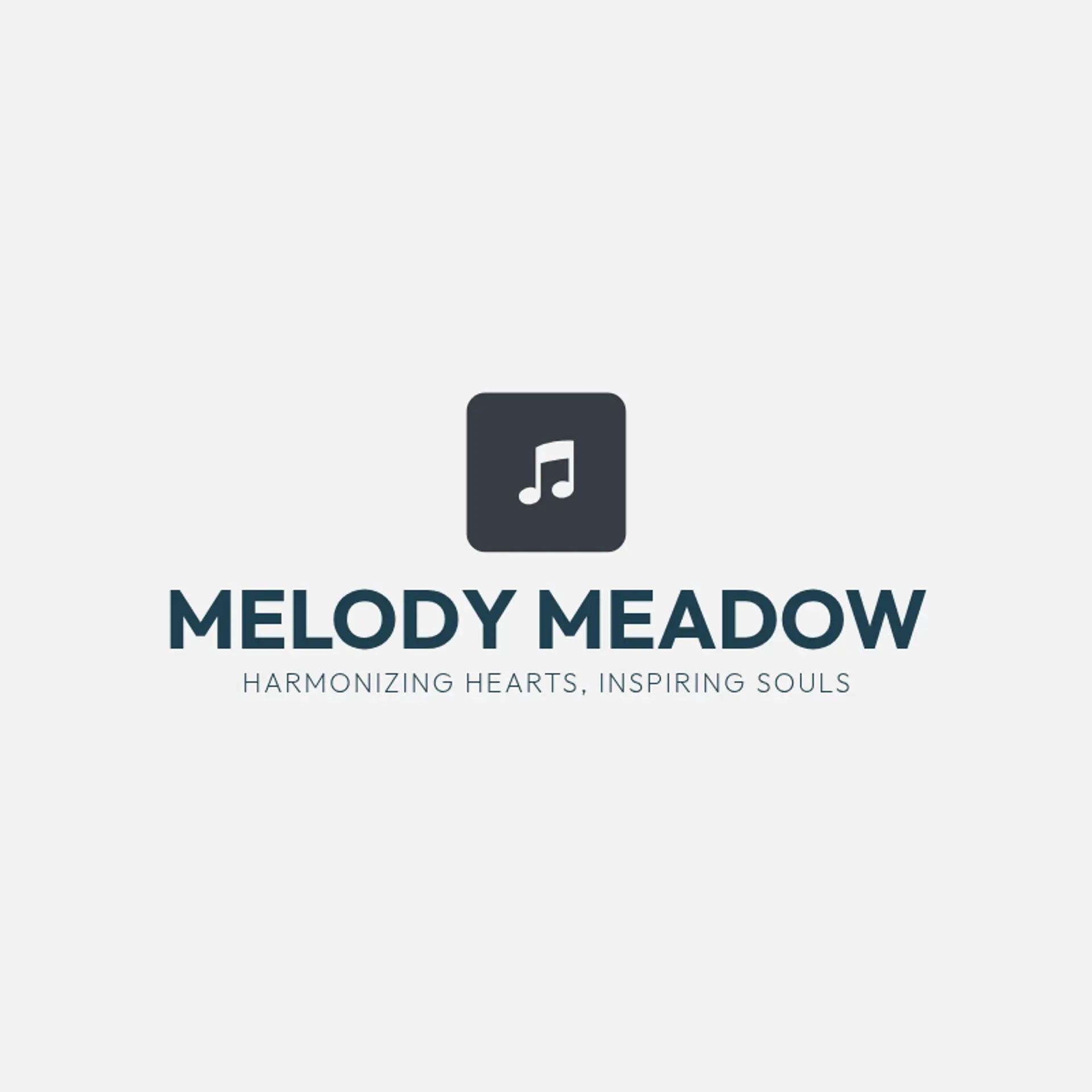 Melody Meadow logo for cool music
