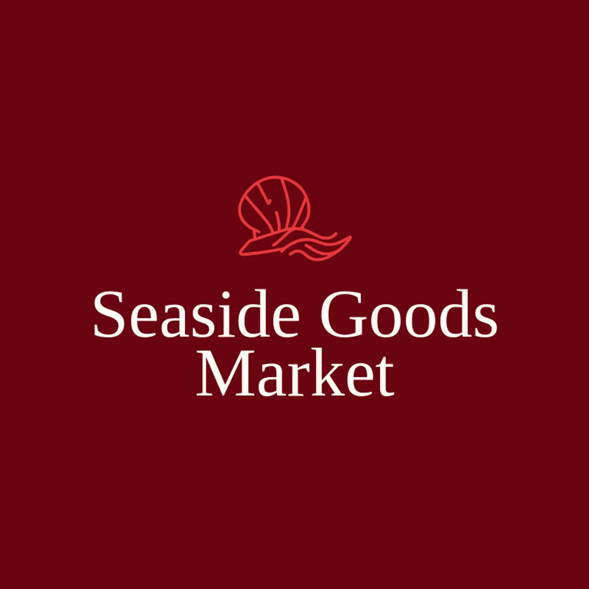 Seaside Goods Market logo for market