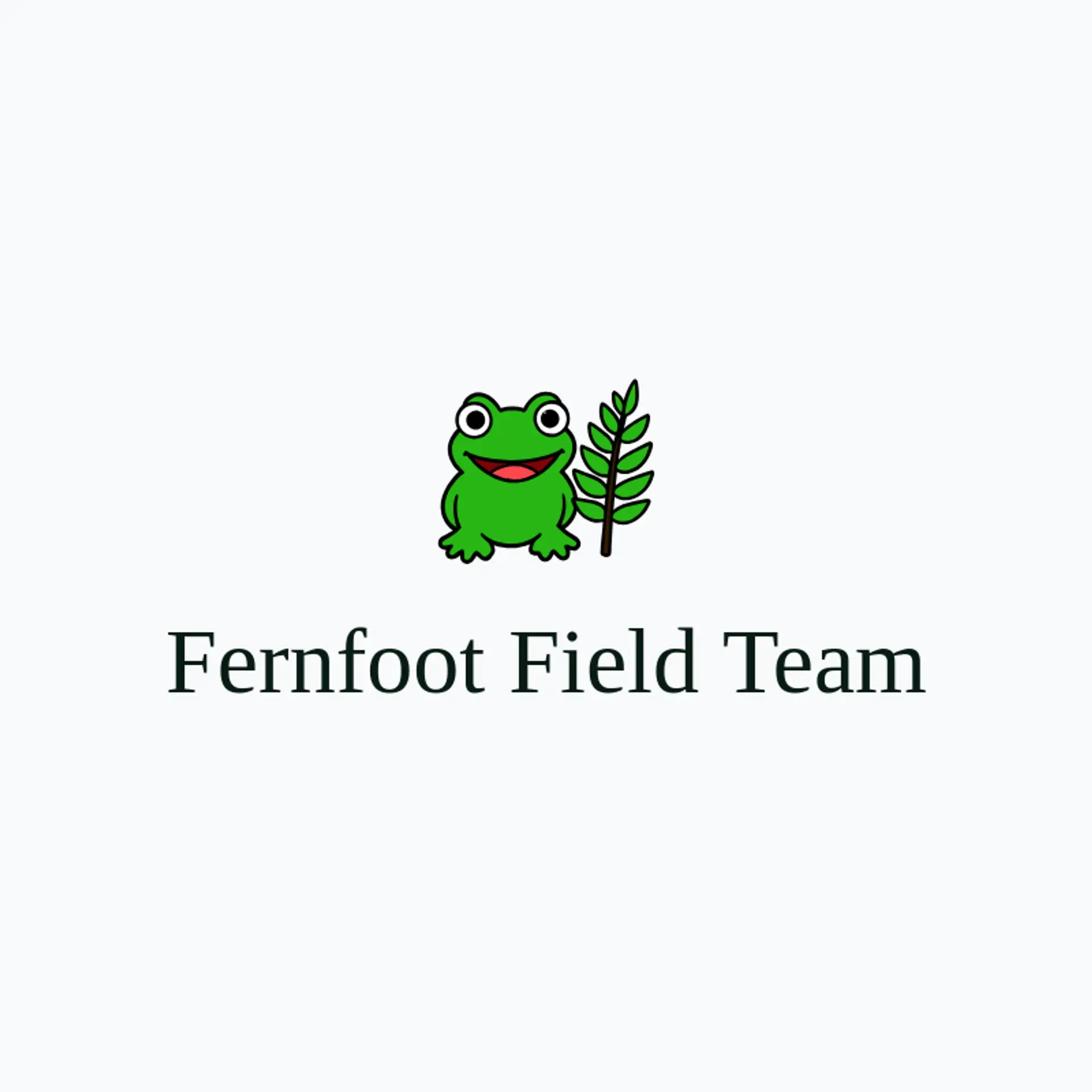 Fernfoot Field Team logo for toad