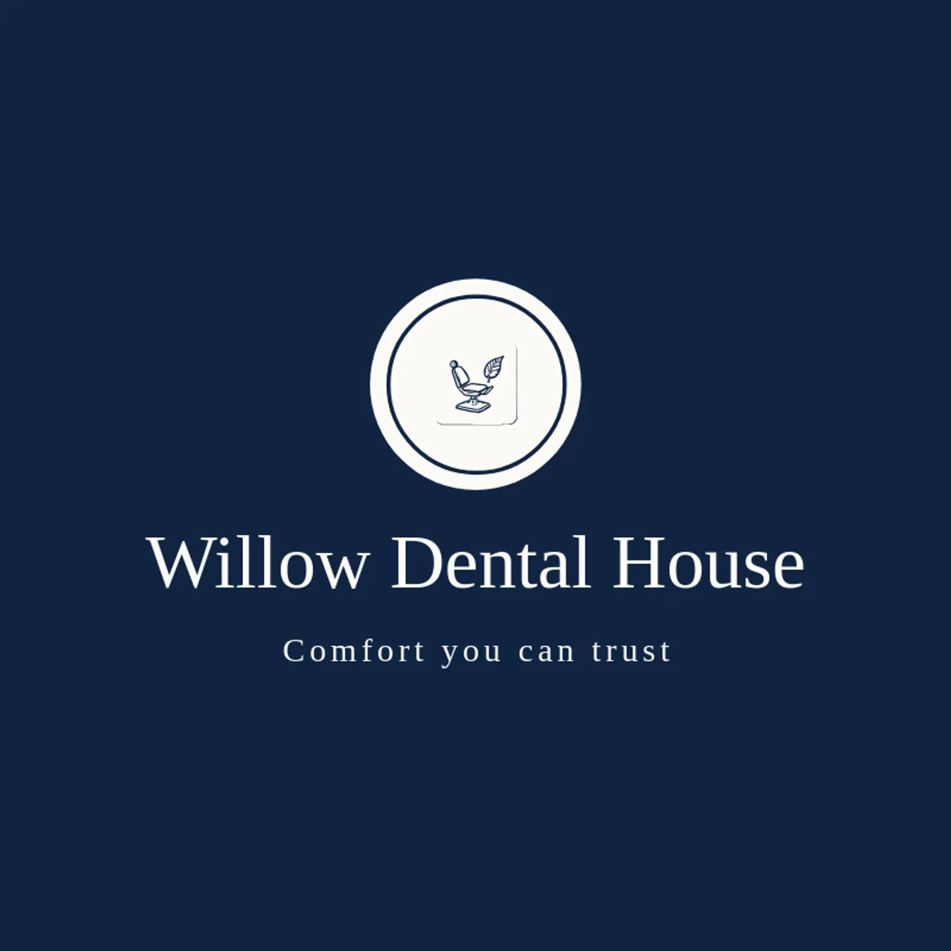 Willow Dental House logo for dentist