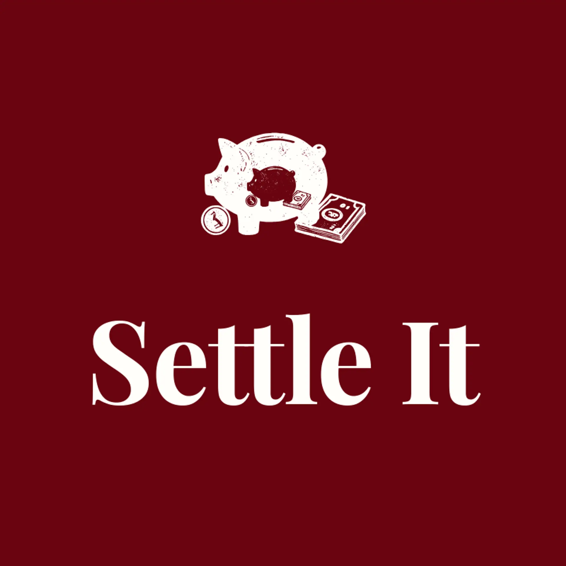 Settle It logo for bill