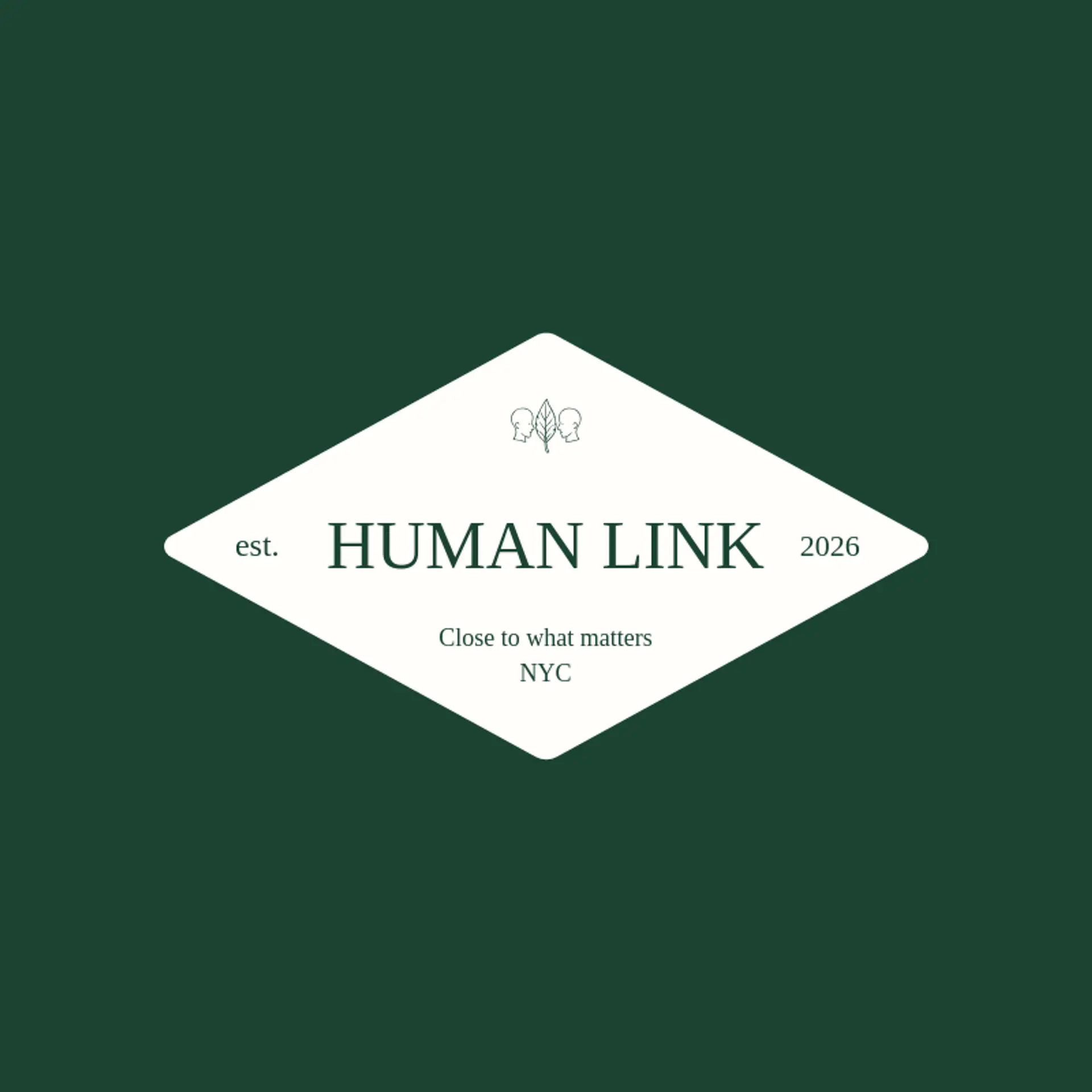 Human Link logo for person