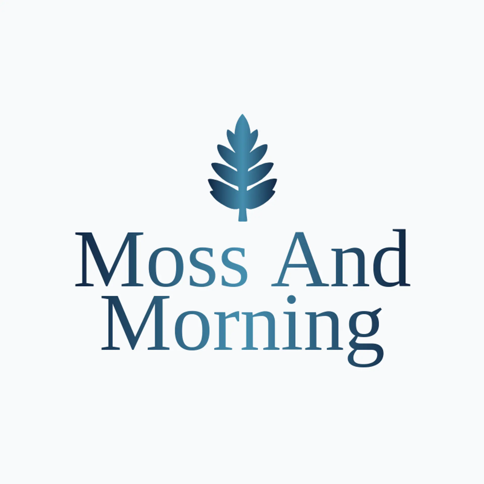 Moss and Morning logo for fern
