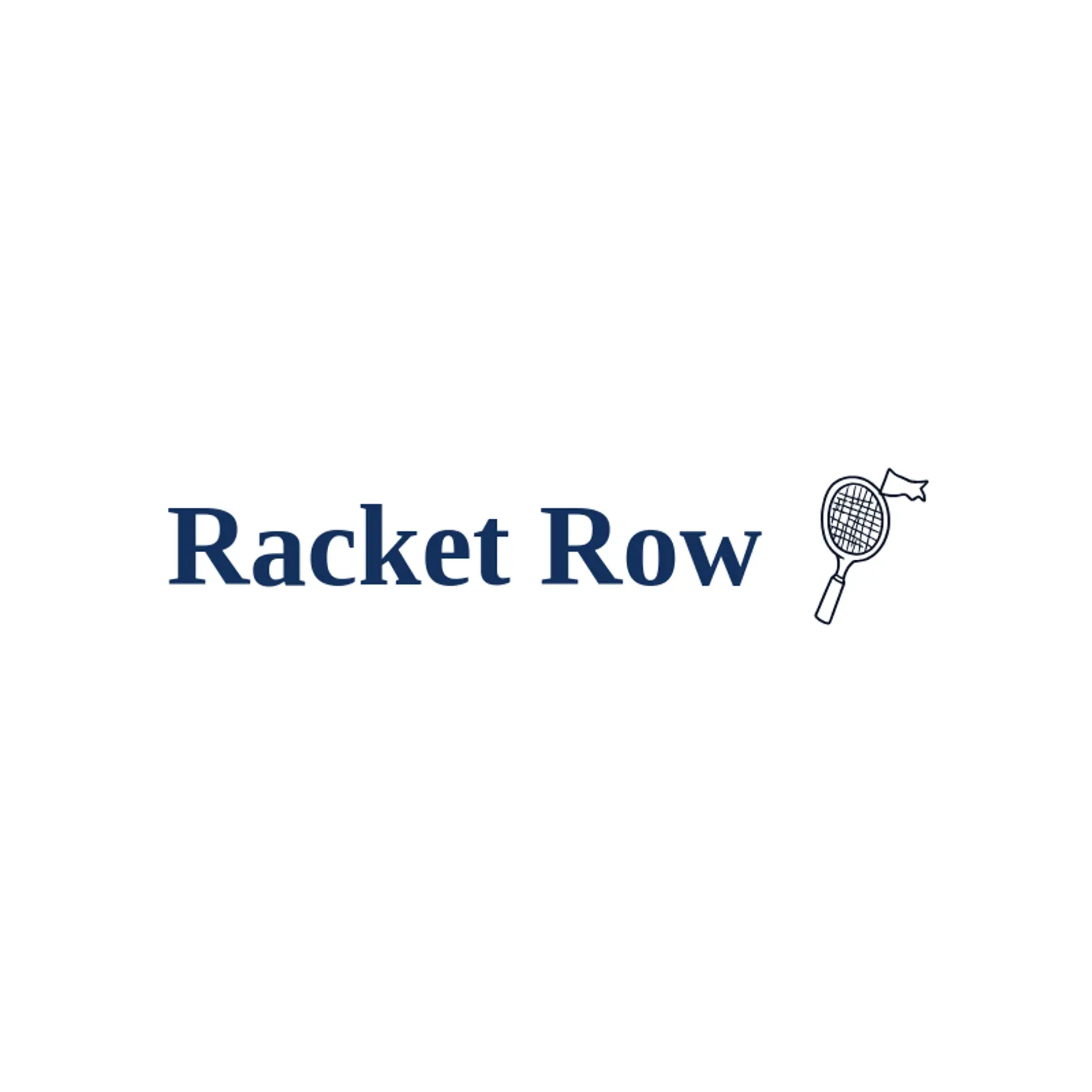 Racket Row logo for tennis