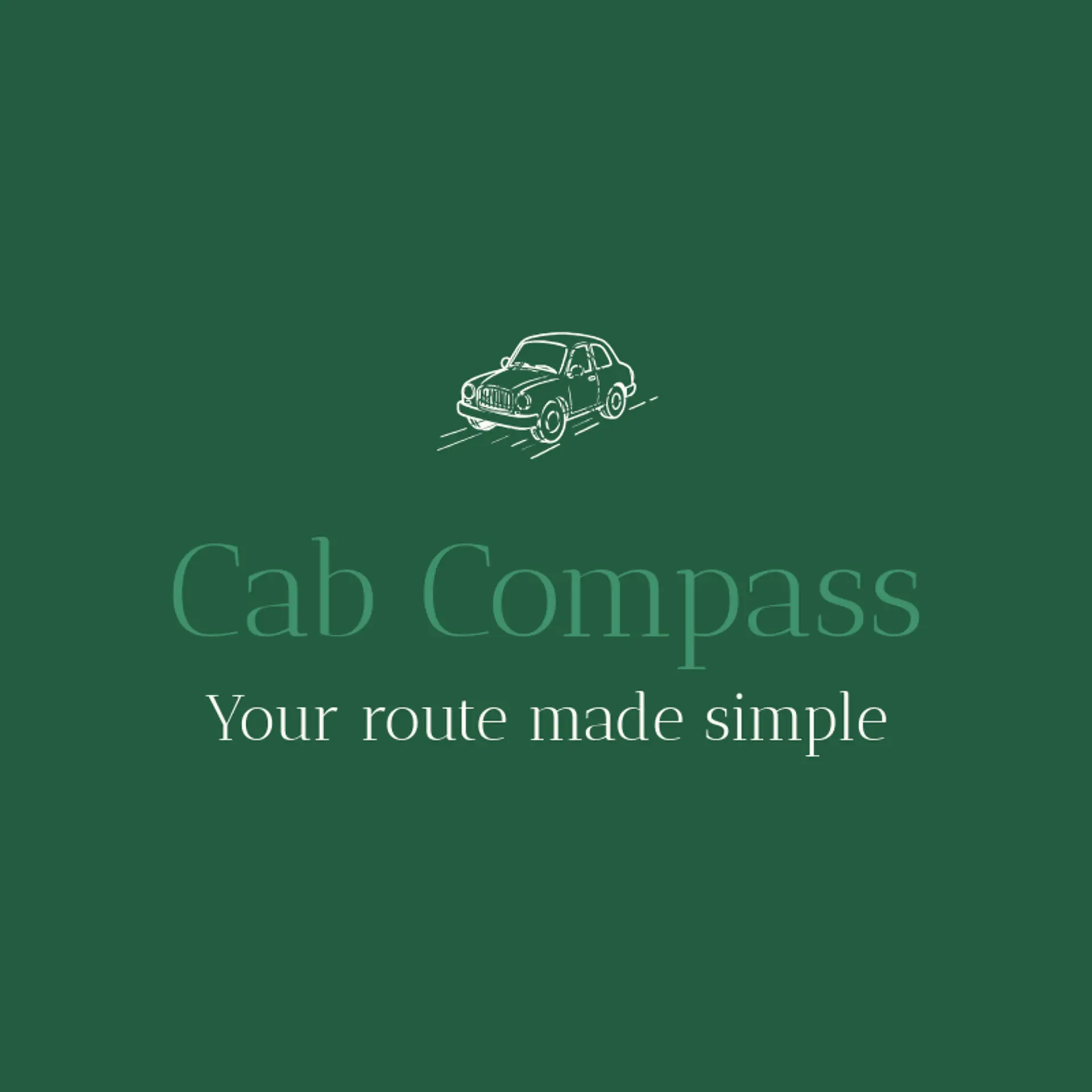 Cab Compass logo for taxi