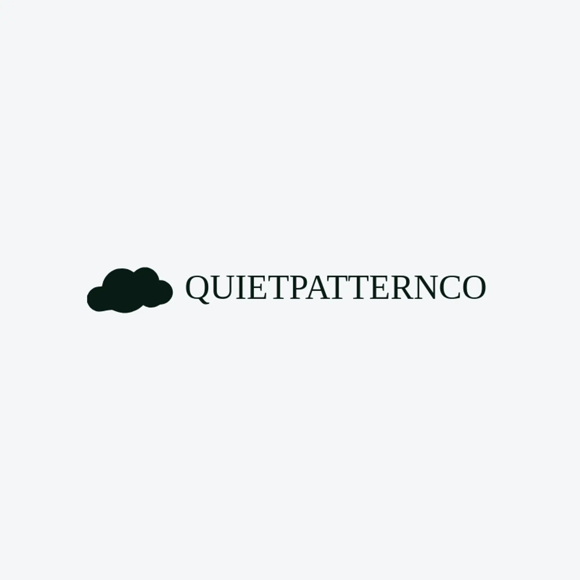 Quiet Pattern Co logo for carpet