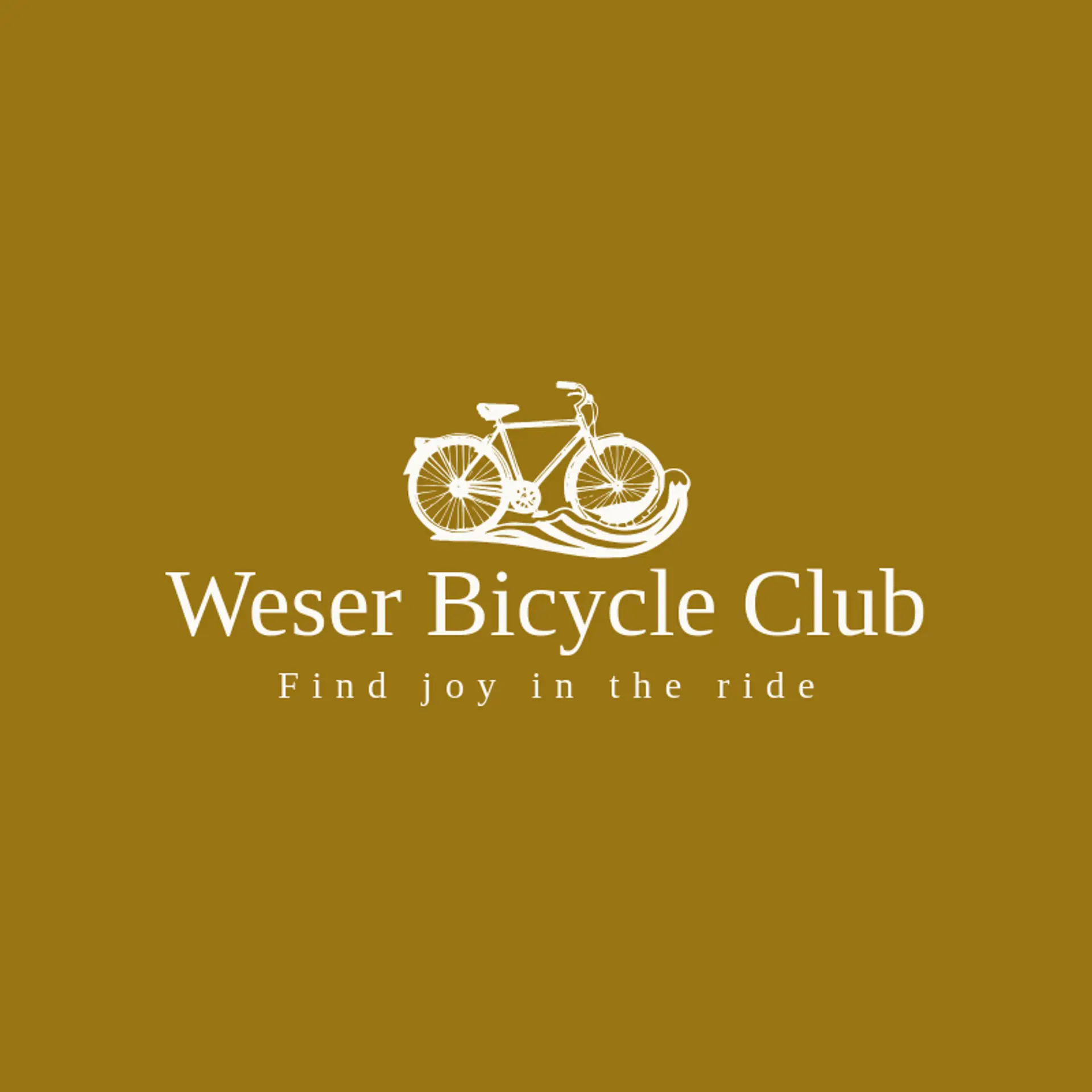 Weser Bicycle Club logo for german