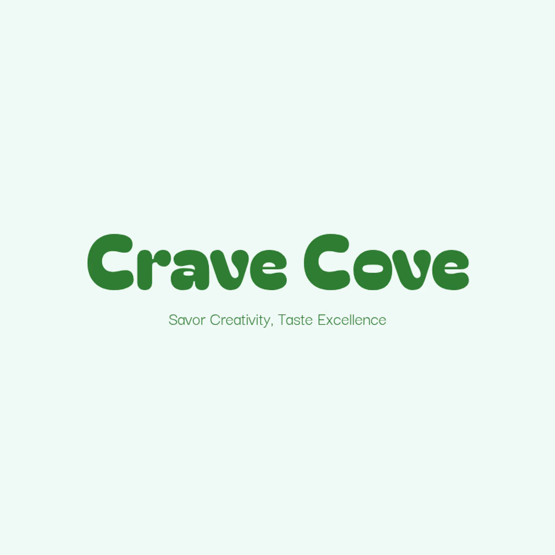 Crave Cove logo for creative restaurant