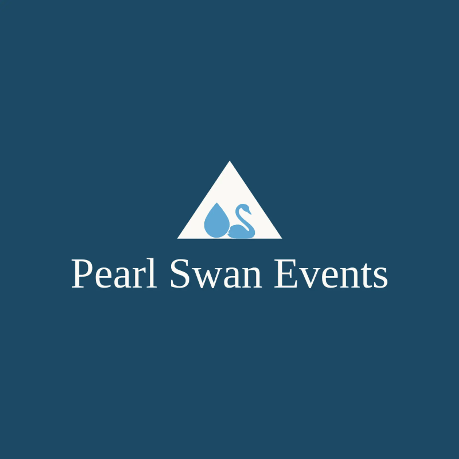 Pearl Swan Events logo for swan