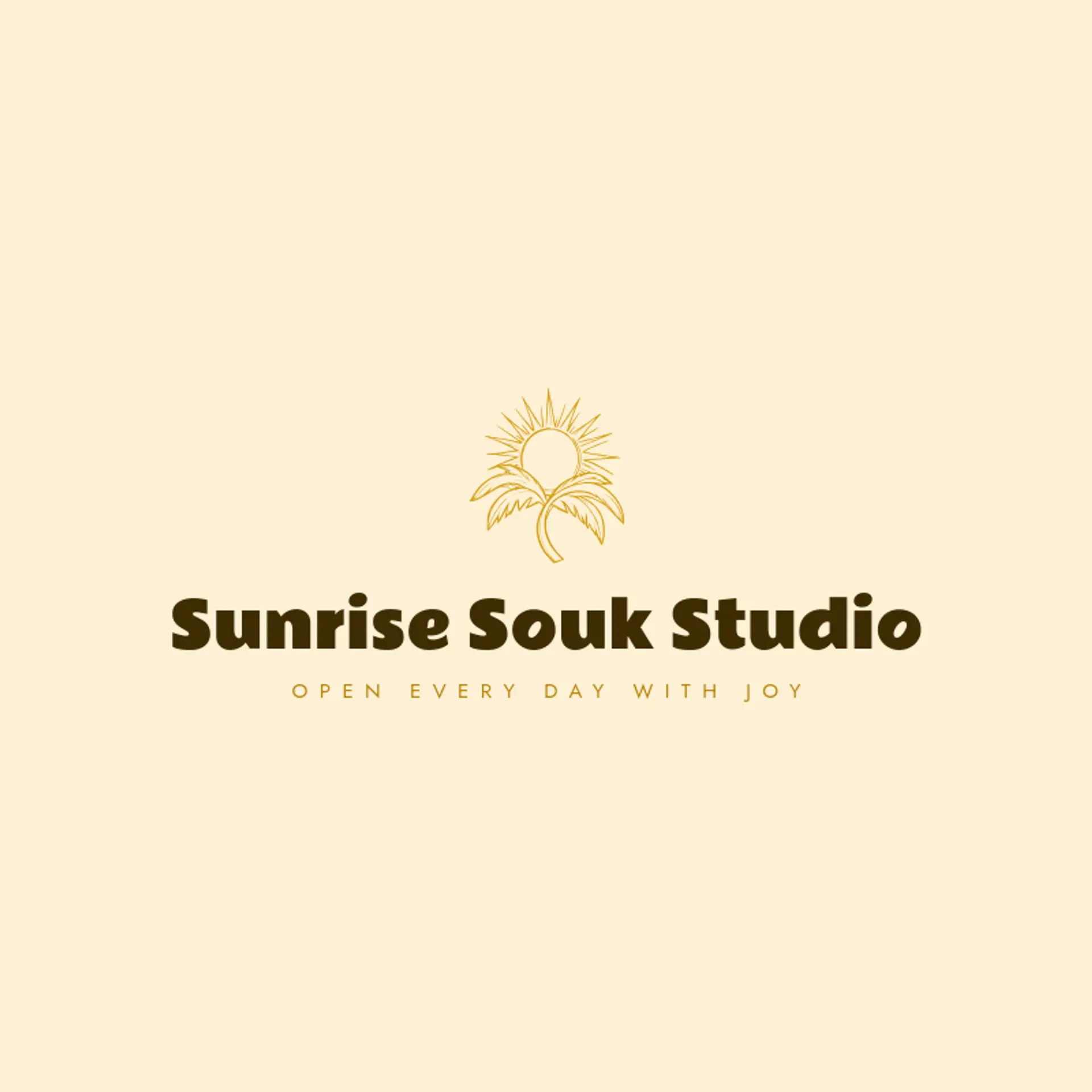 Sunrise Souk Studio logo for arabic