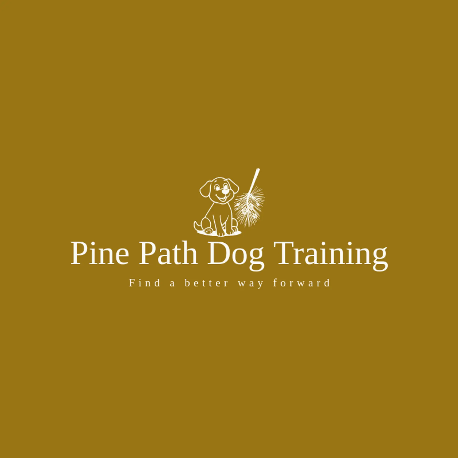 Pine Path Dog Training logo for dog training