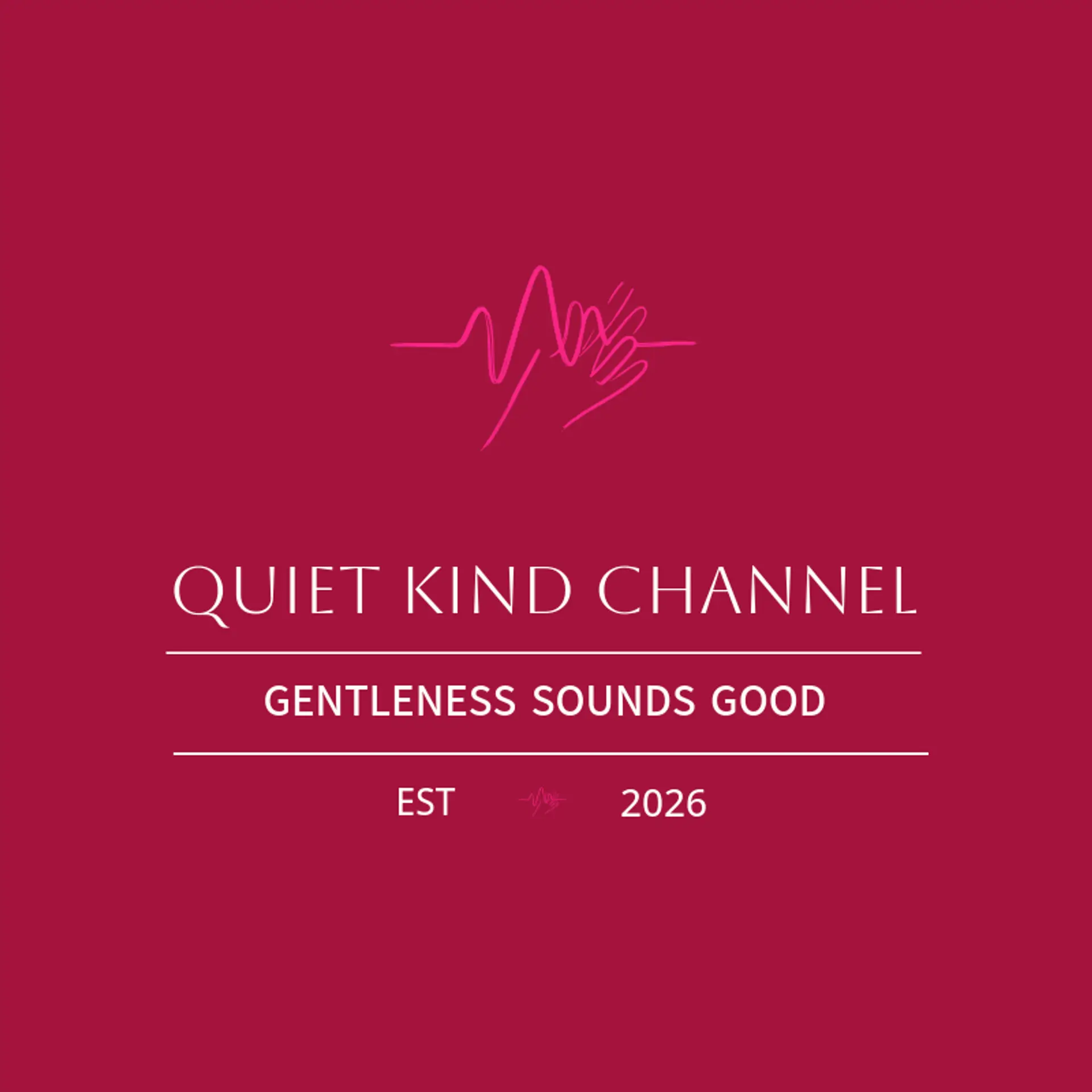 Quiet Kind Channel logo for asmr