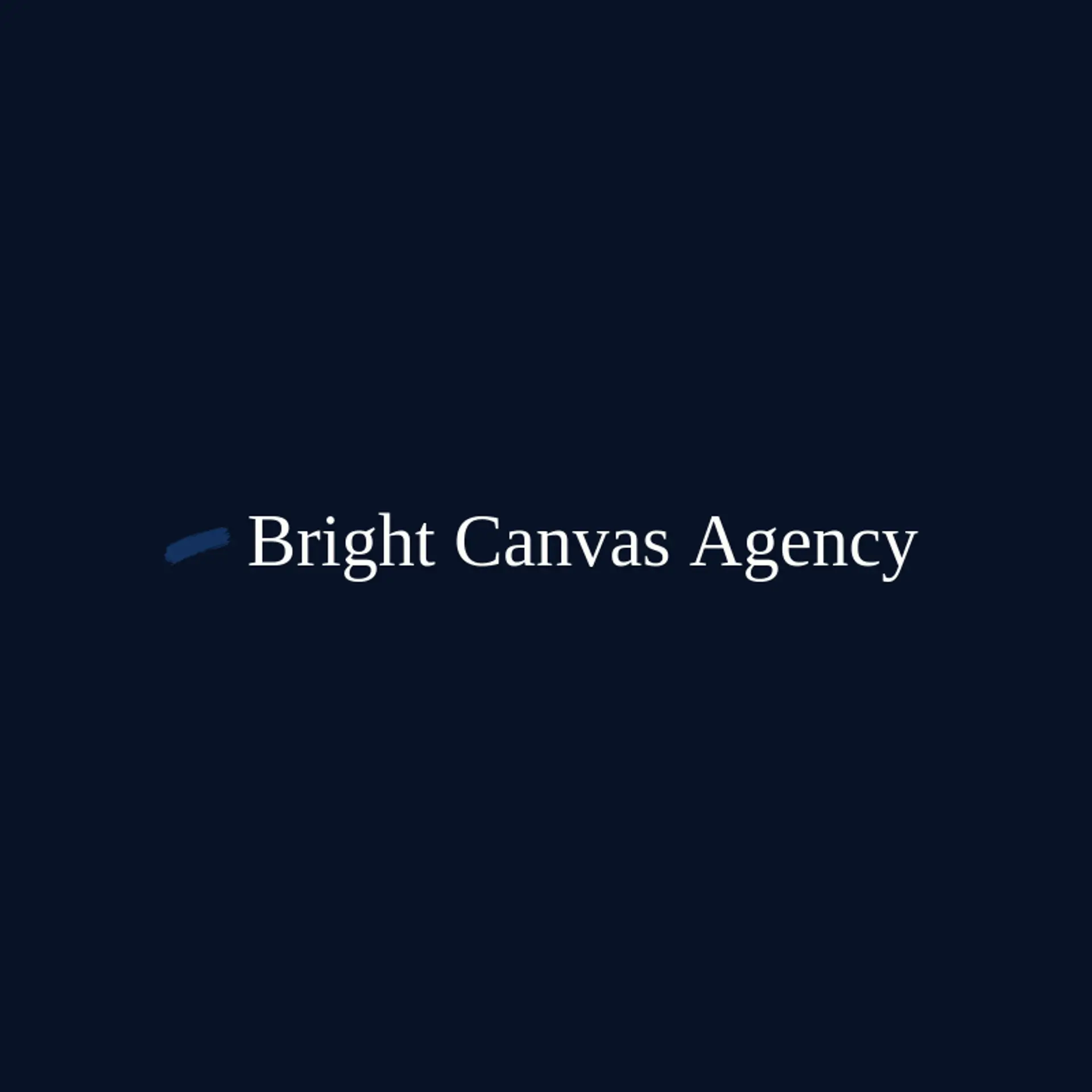 Bright Canvas Agency logo for digital agency