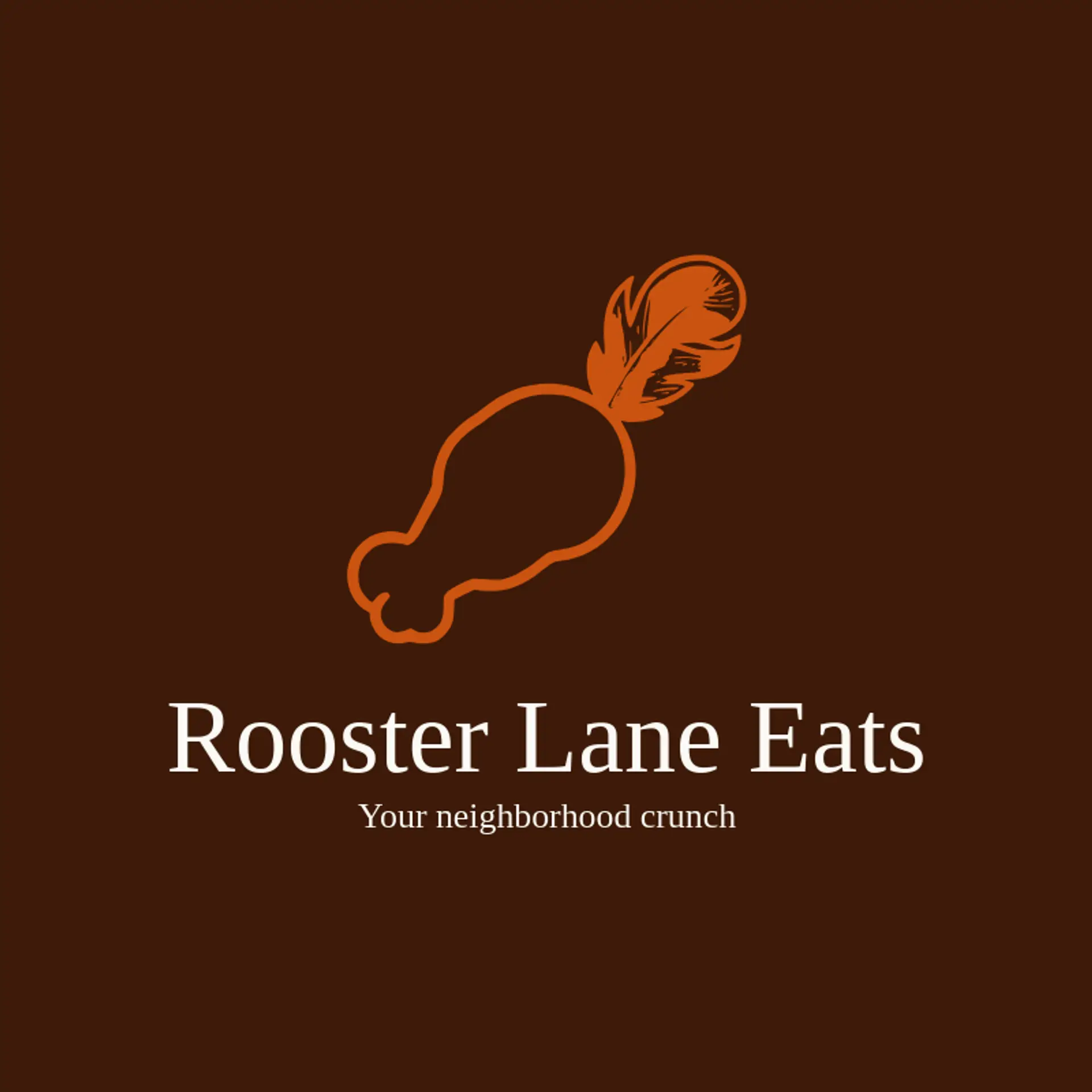 Rooster Lane Eats logo for fried chicken