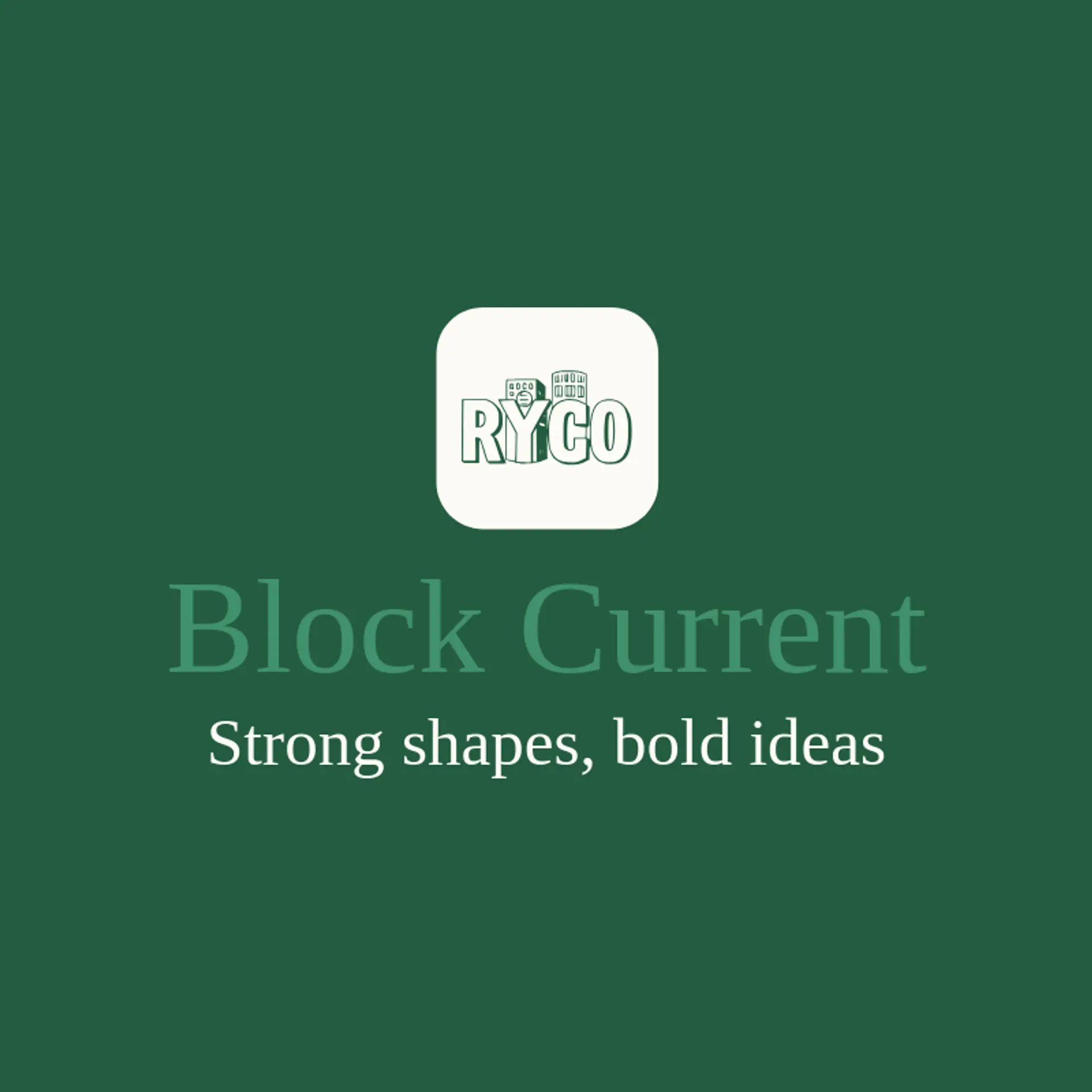 Block Current logo for block