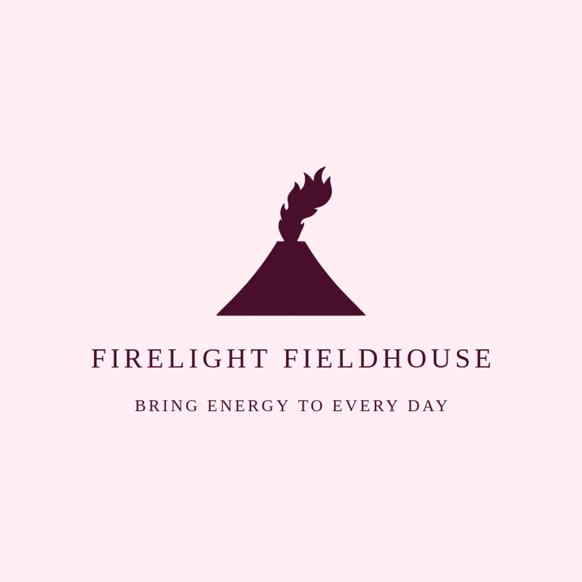 Firelight Fieldhouse logo for volcano